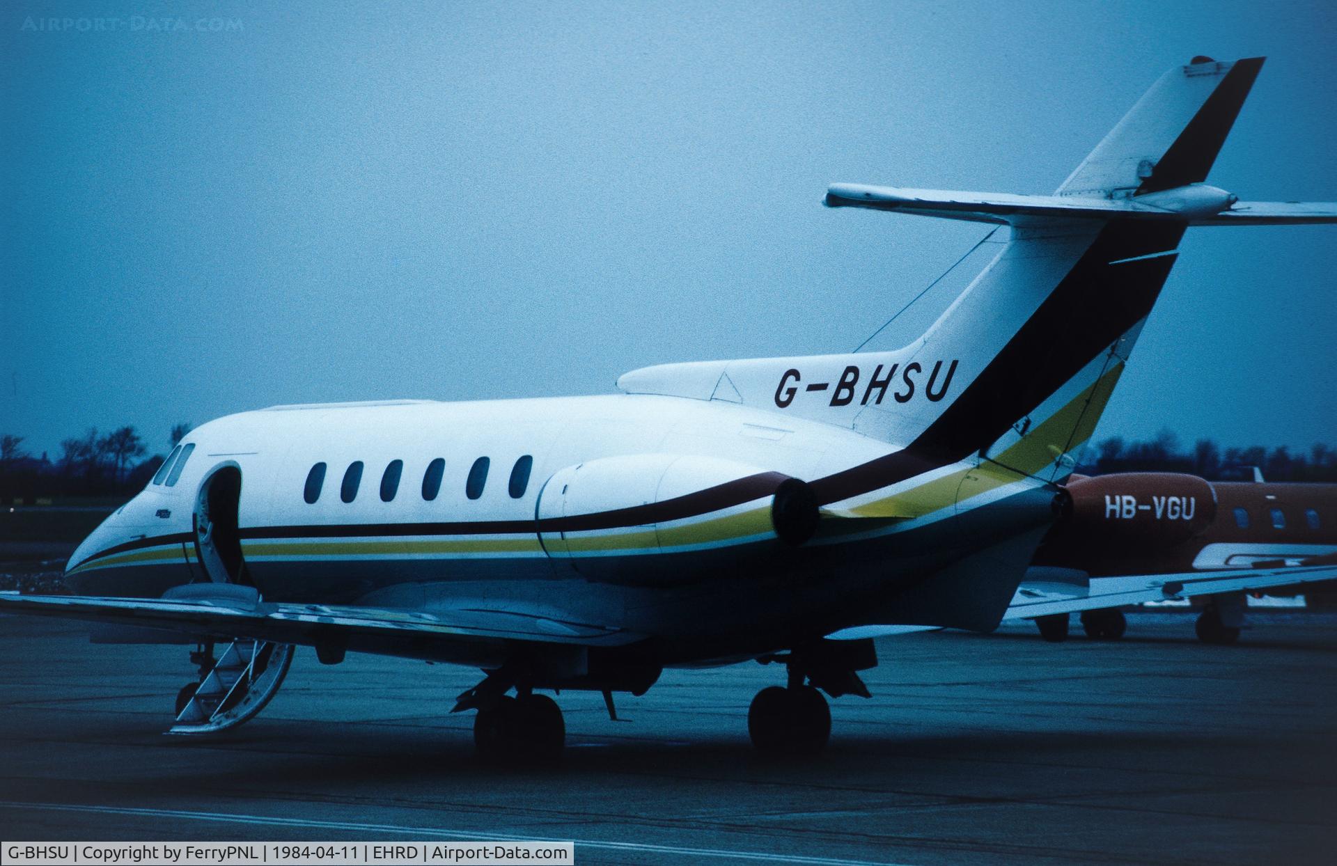 G-BHSU, 1980 British Aerospace HS.125 Series 700B C/N 257103, Shell HS700