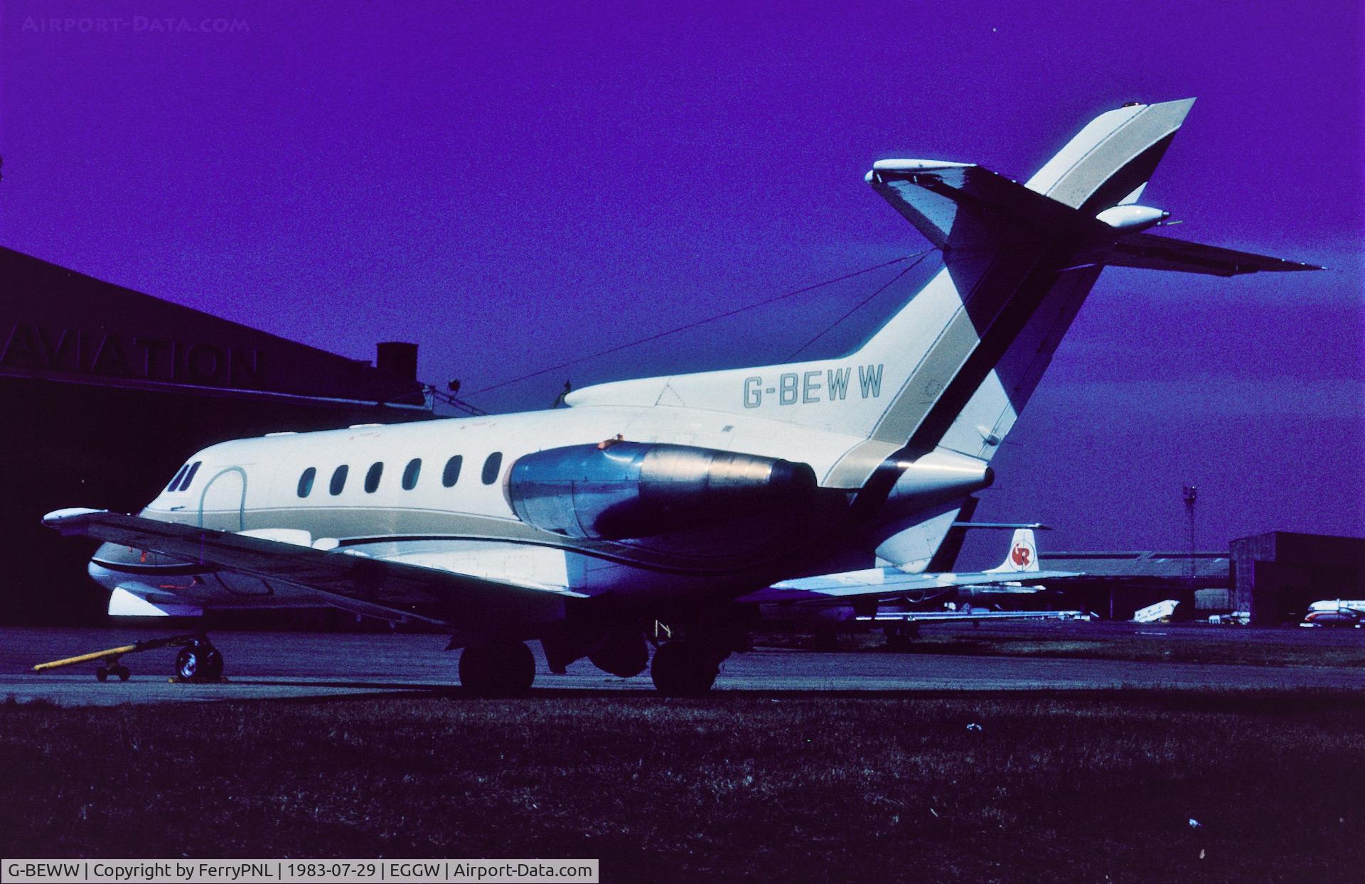 G-BEWW, 1972 Hawker Siddeley HS.125 Series 600B/3 C/N 256001, McAlpine HS125