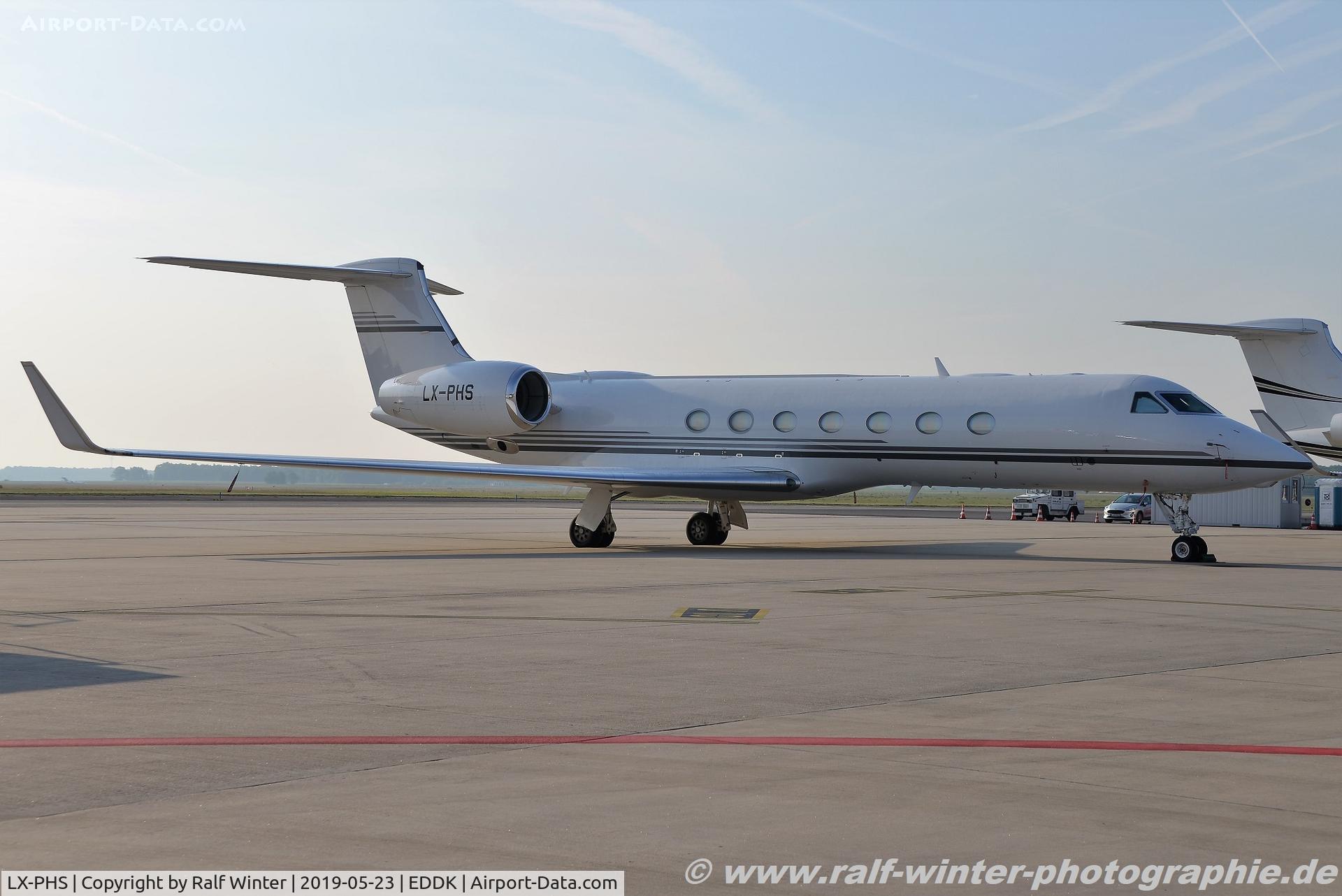 LX-PHS, 2018 Gulfstream Aerospace GV-SP G550 C/N 5572, Gulfstream Aerospace GV-SP G550 - SVW Global Jet Luxembourg - 5572 - LX-PHS - 23.05.2019 - CGN