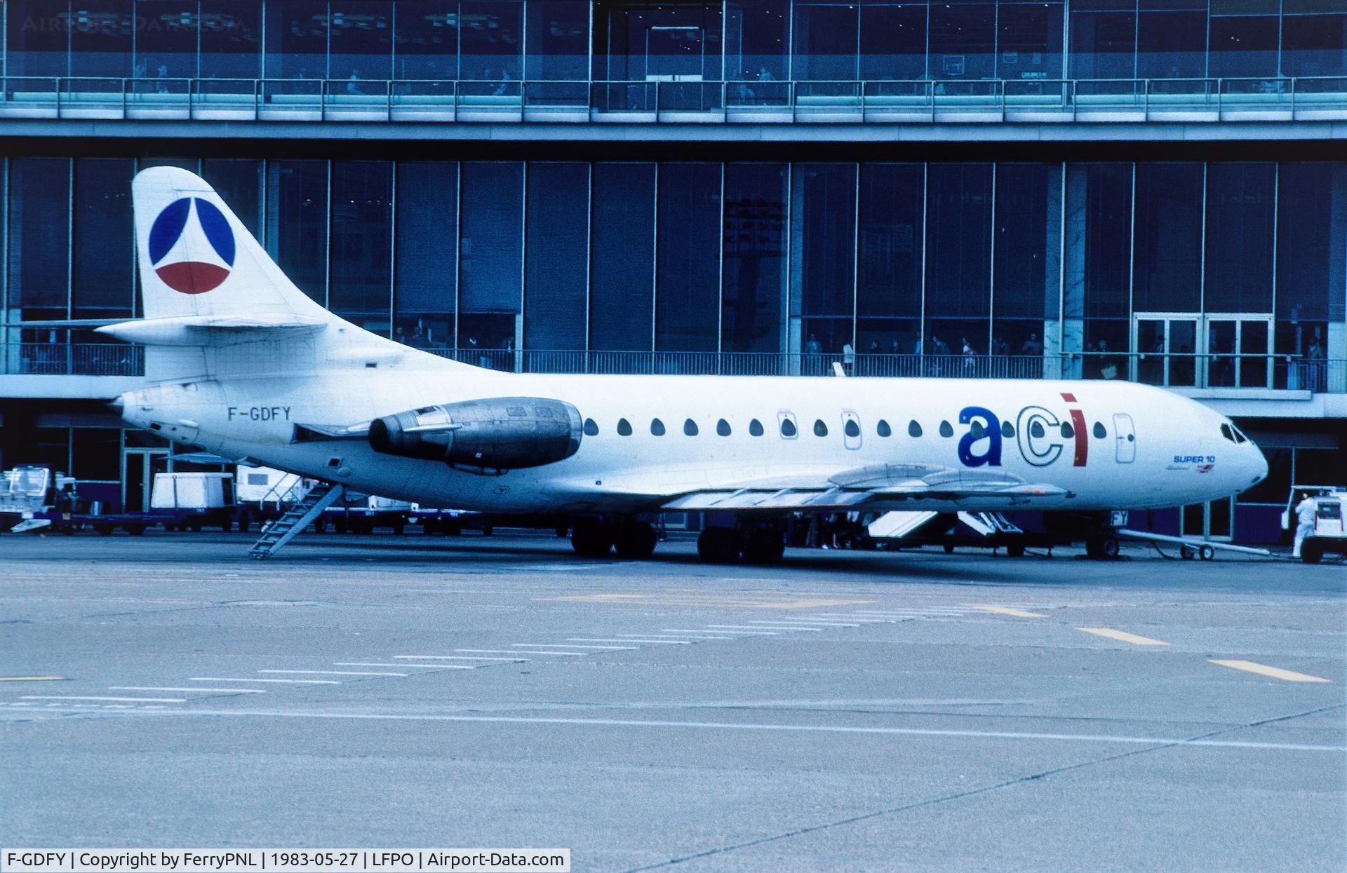 F-GDFY, 1964 Sud Aviation SE-210 Caravelle 10B3 Super B C/N 182, ACI Caravelle 10B