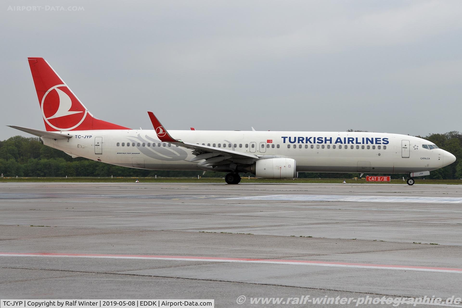 TC-JYP, 2015 Boeing 737-9F2/ER C/N 42014, Boeing 737-9F2ER(W) - TK THY Turkish Airlines 'Çatalca' - 42014 - TC-JYP - 08.05.2019 - CGN