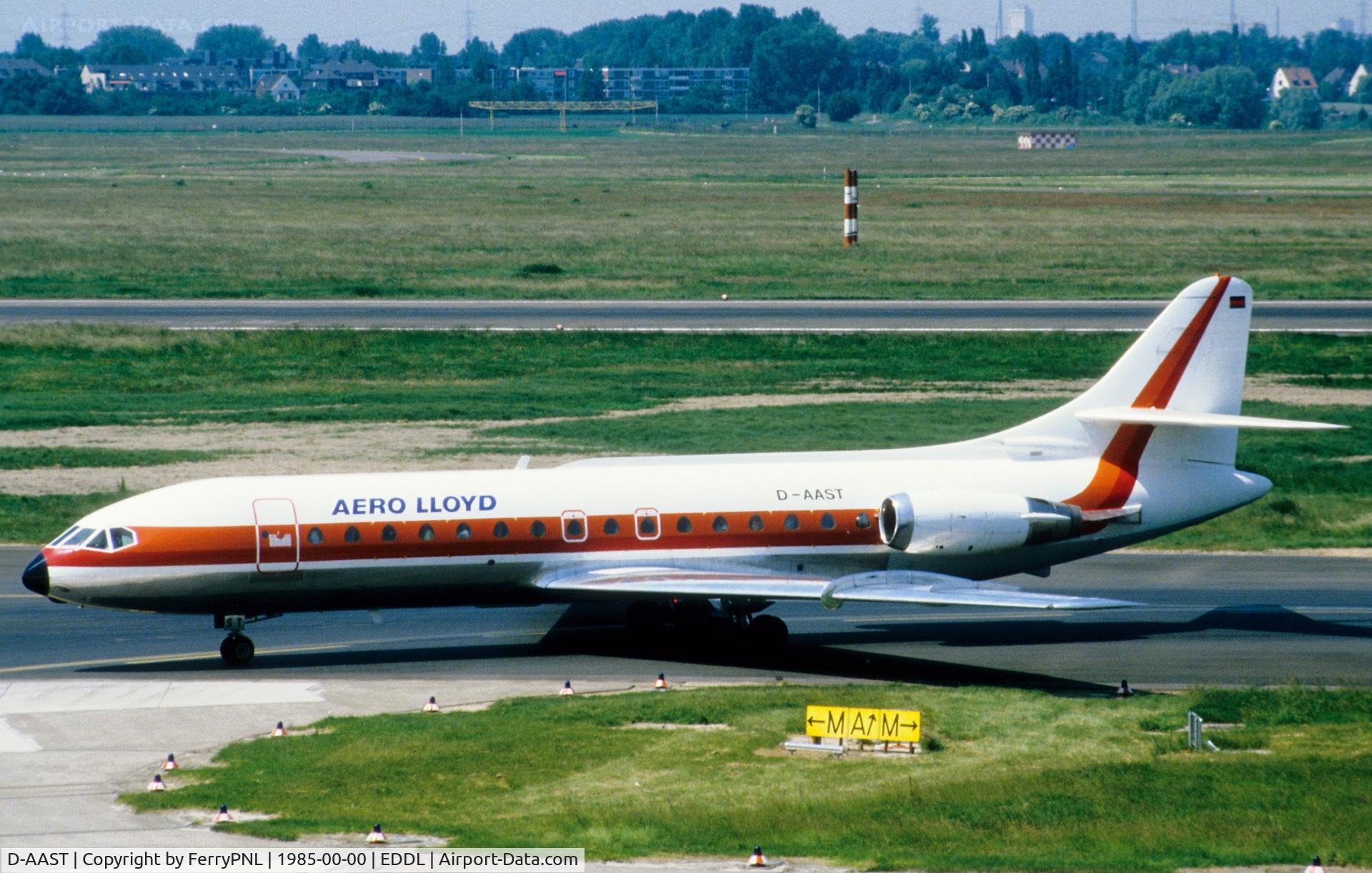 D-AAST, 1967 Sud Aviation SE-210 Caravelle 10R C/N 230, Arrival of Aero Lloyd SE210
