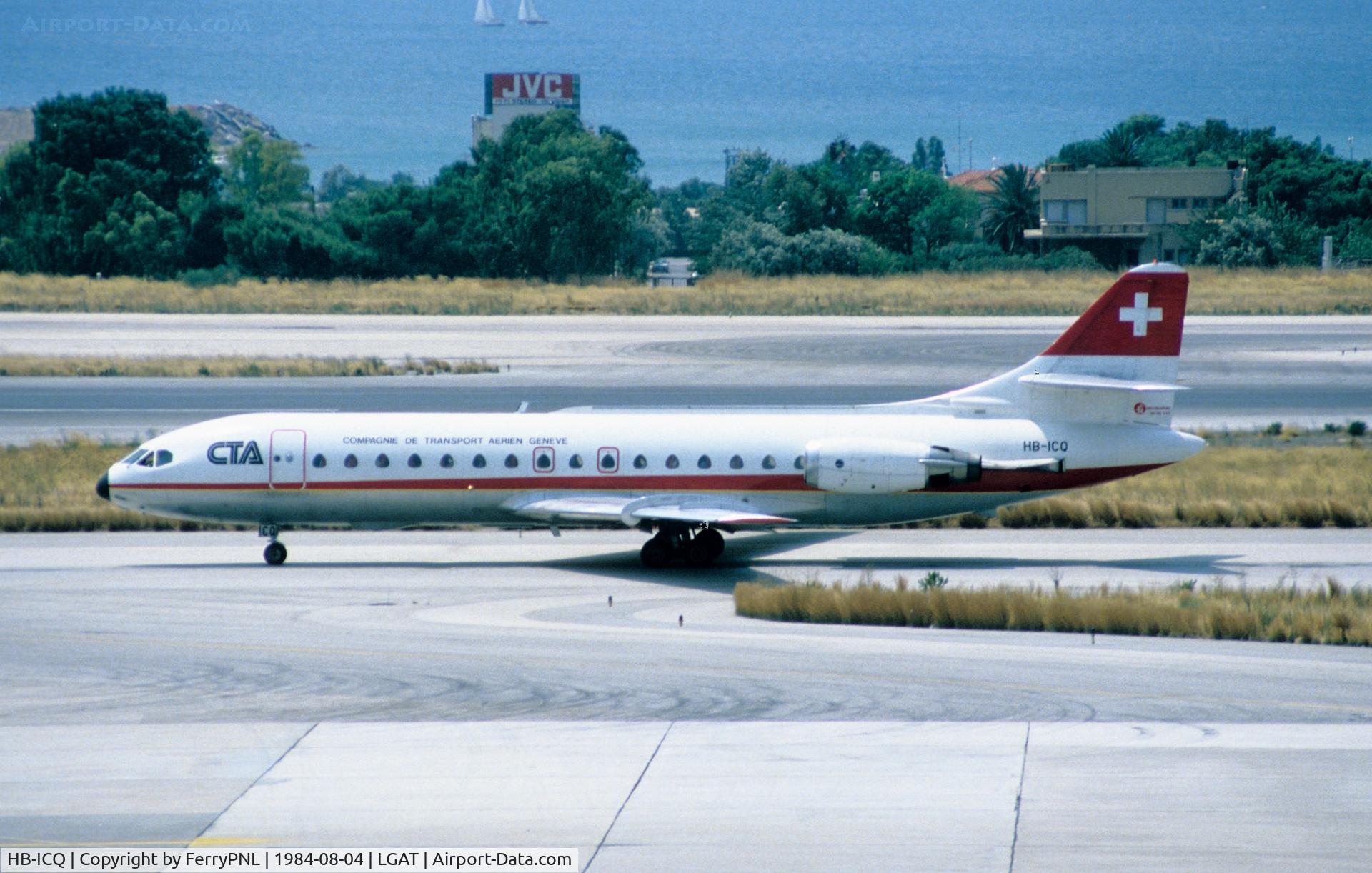 HB-ICQ, 1967 Sud Aviation SE-210 Caravelle 10B1R C/N 222, CTA Caravelle 10B