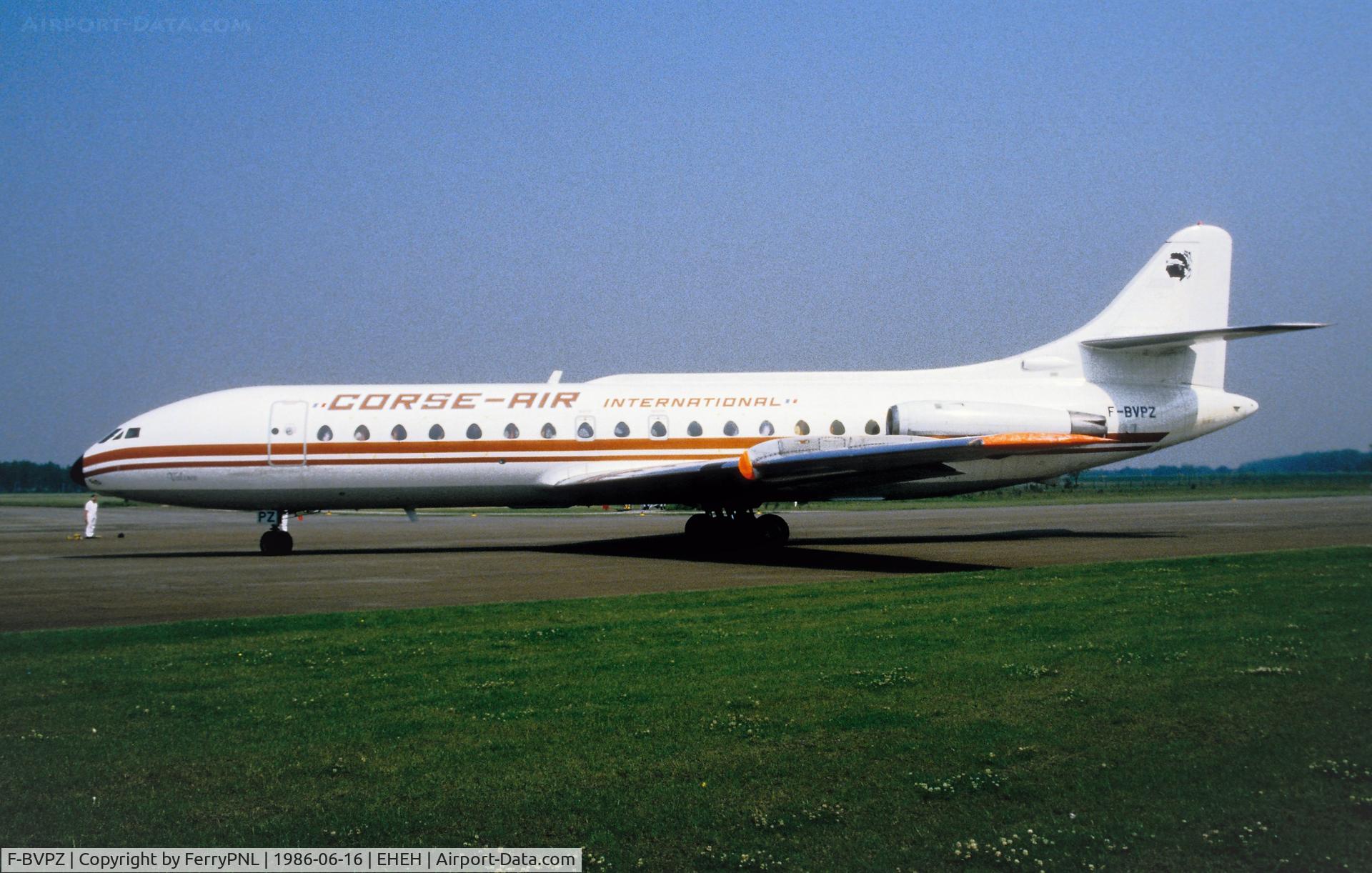 F-BVPZ, 1967 Sud Aviation SE-210 Caravelle VI-N C/N 218, Corse Air Caravelle baking in the sun