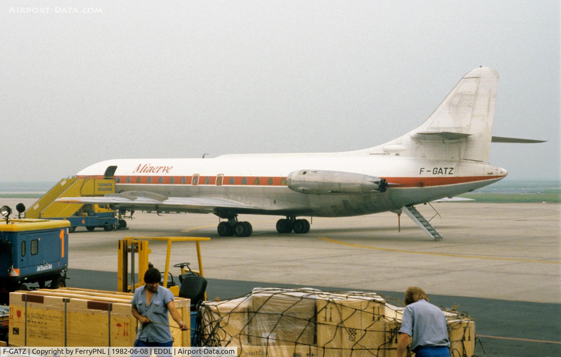 F-GATZ, 1964 Sud Aviation SE-210 Caravelle VI-N C/N 175, Minerve Caravelle parked at the cargo for the day