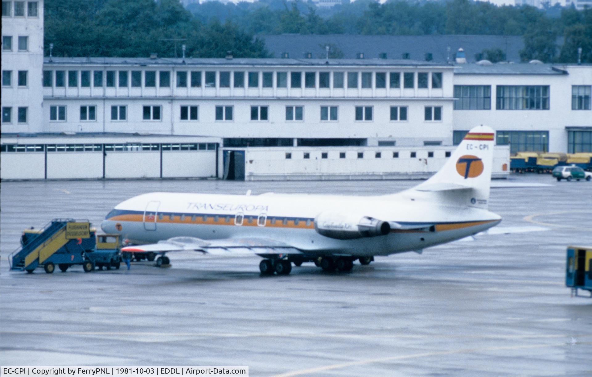 EC-CPI, 1968 Sud Aviation SE-210 Caravelle 10B1R C/N 236, Transeuropa SE210