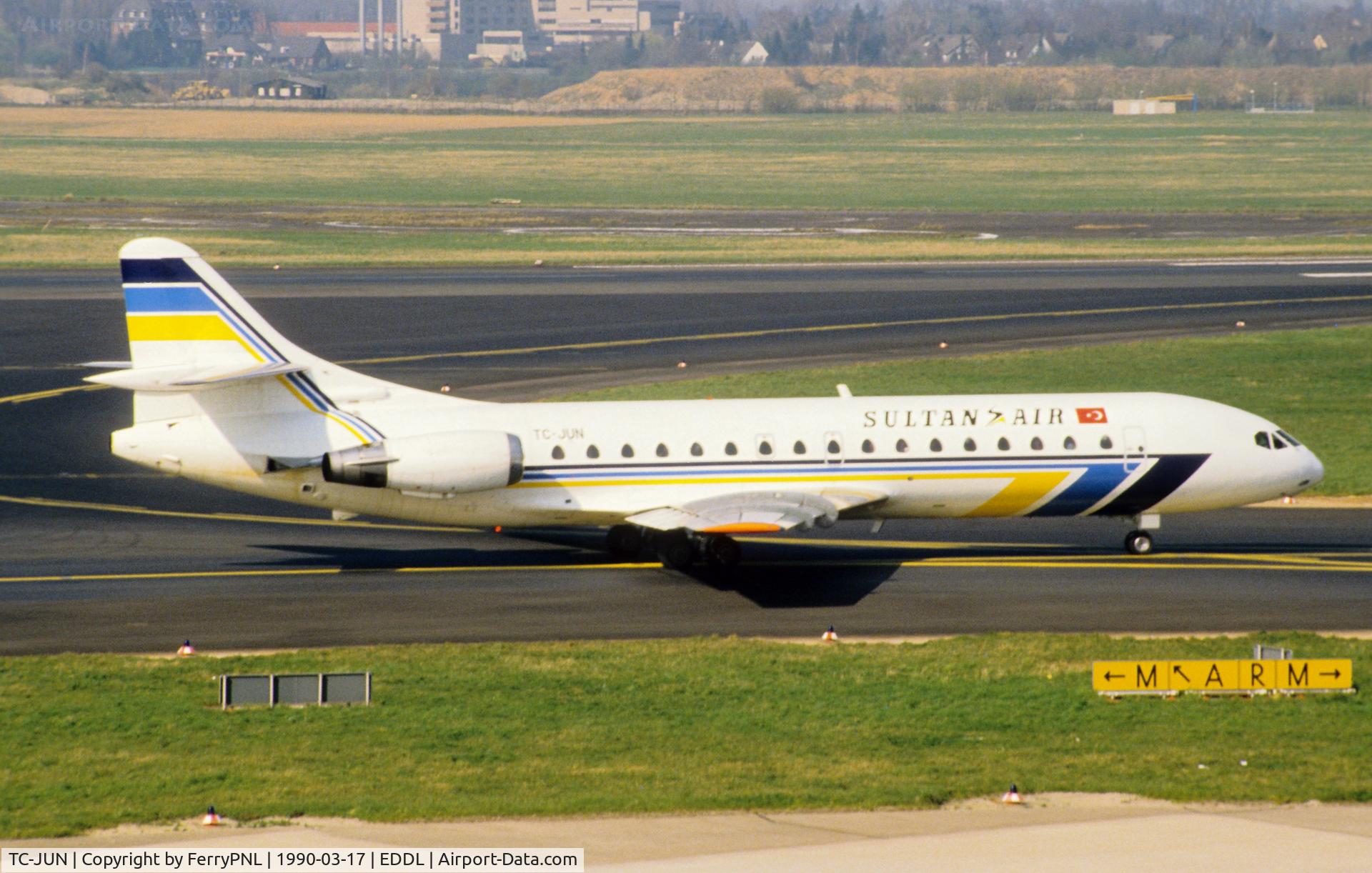 TC-JUN, 1969 Sud Aviation SE-210 Caravelle 10B3 Super B C/N 259, Sultan Air Caravelle departing DUS