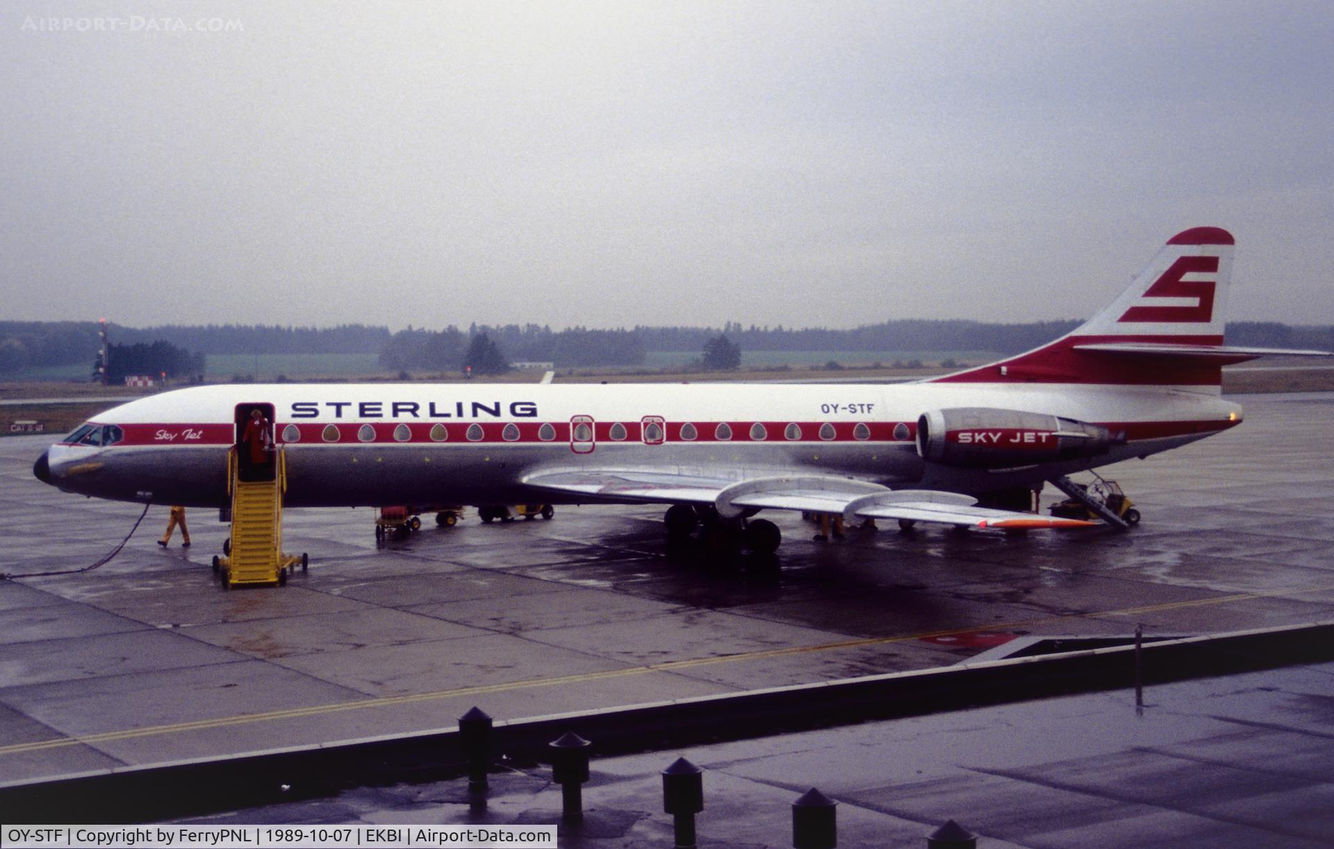 OY-STF, 1969 Sud Aviation SE-210 Caravelle 10B3 Super B C/N 257, Sterling SE210 at the old Billund airport