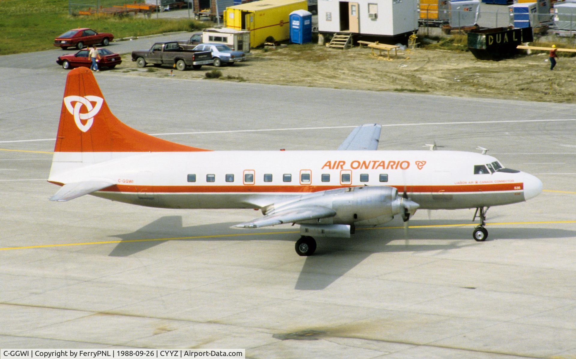 C-GGWI, 1954 Convair CV-580 C/N 169, Air Ontario CV580