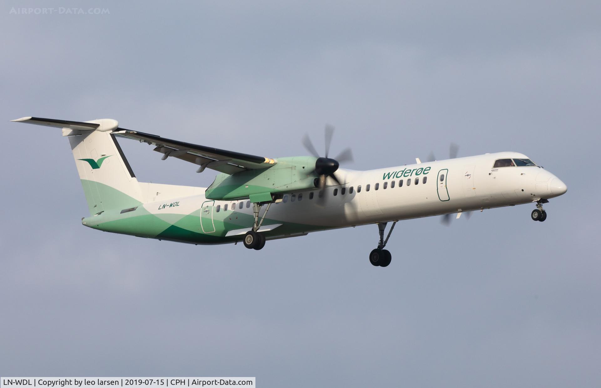 LN-WDL, 2011 De Havilland Canada DHC-8-402Q Dash 8 C/N 4392, Copenhagen 15.7.2019