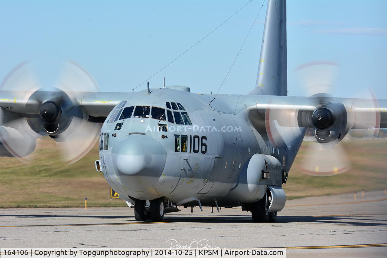 164106, 1988 Lockheed KC-130T Hercules C/N 382-5149, CONVOY353 taxing to RW34