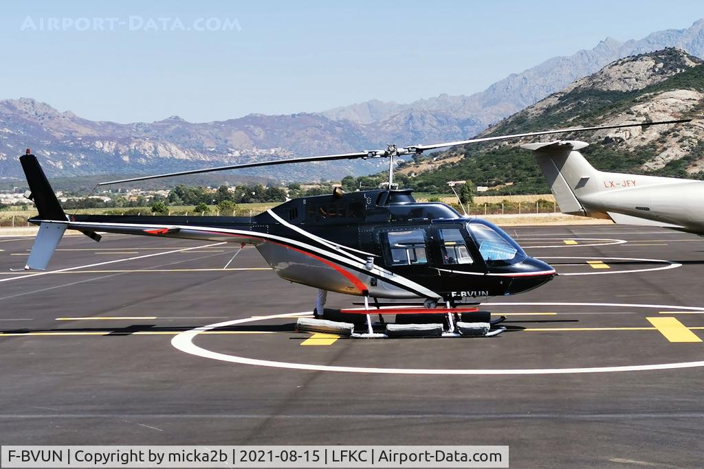 F-BVUN, Bell 206B JetRanger II C/N 247, Parked