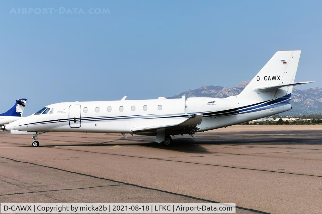 D-CAWX, 2015 Cessna 680 Citation Sovereign + C/N 680-0535, Parked