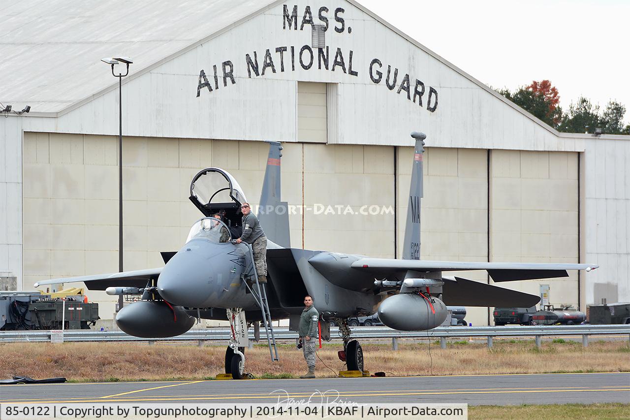 85-0122, McDonnell Douglas F-15C Eagle C/N 0978/C364, 133rd FS / 104th FW MA ANG