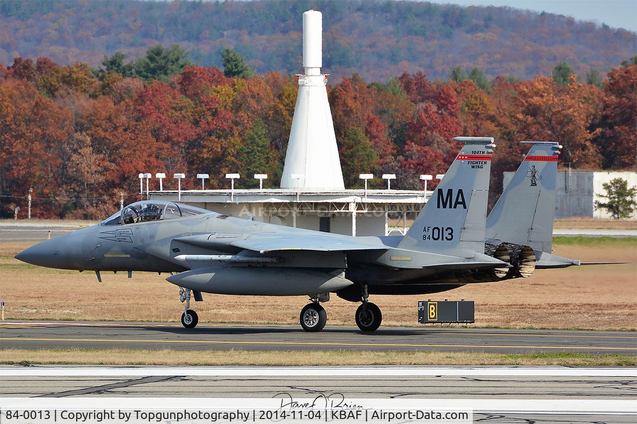 84-0013, 1984 McDonnell Douglas F-15C Eagle C/N 0922/C316, RAGE32 taxing by the VOR