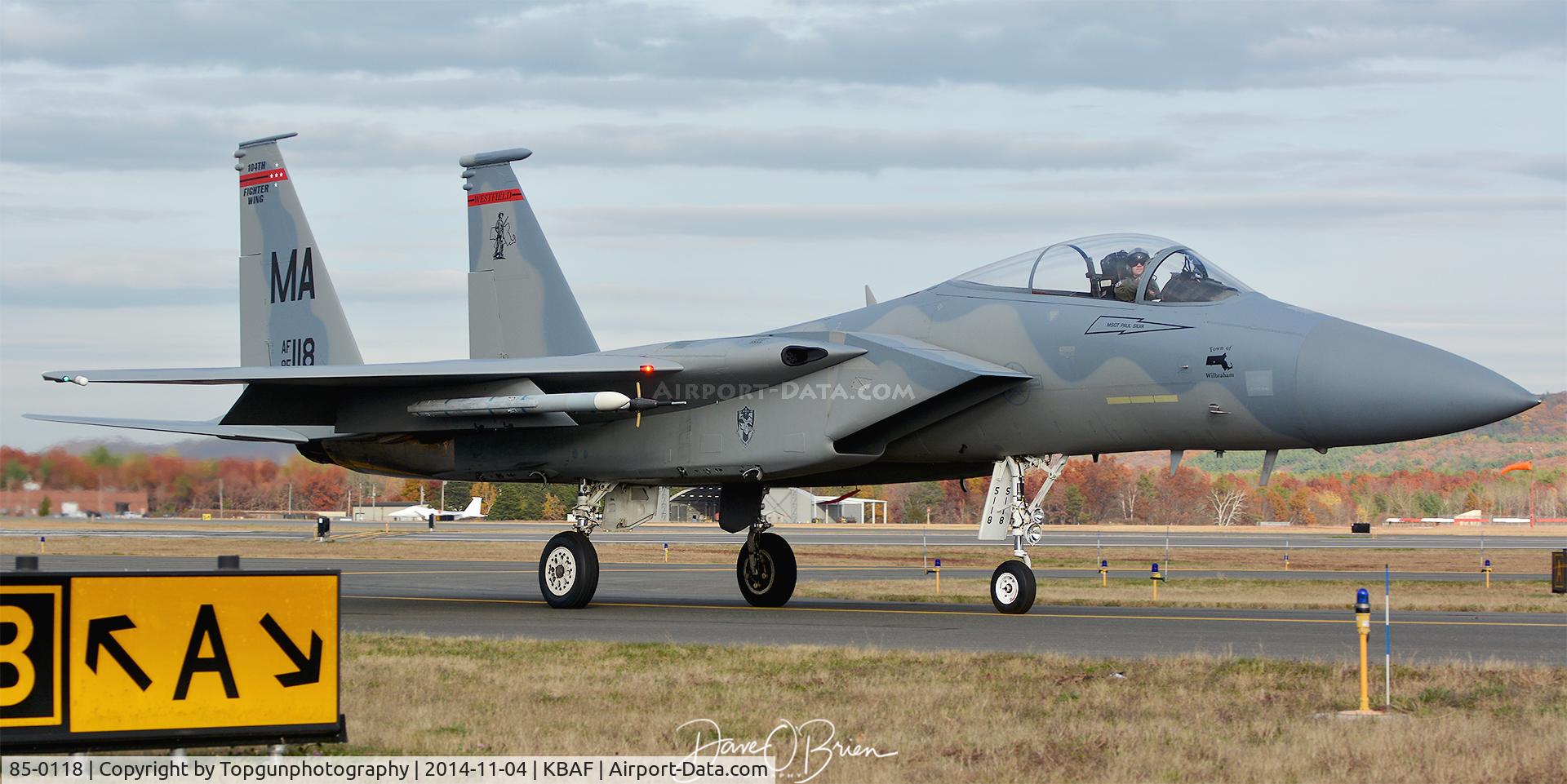 85-0118, 1985 McDonnell Douglas F-15C Eagle C/N 0974/C360, RAGE01 leads the flight down the taxiway
