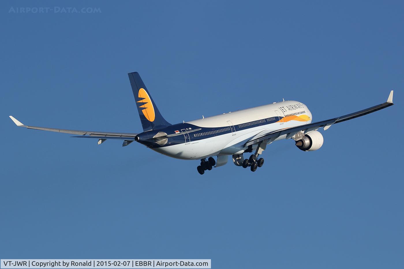 VT-JWR, 2012 Airbus A330-302 C/N 1351, at bru