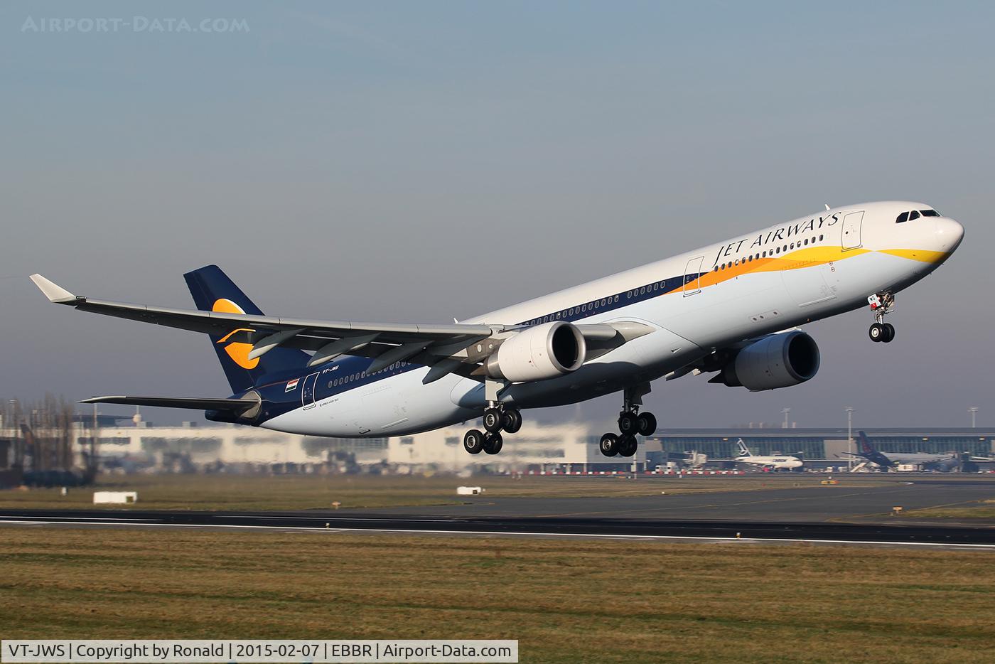 VT-JWS, 2012 Airbus A330-302 C/N 1361, at bru