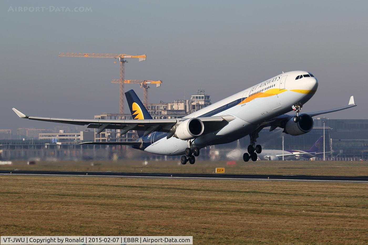 VT-JWU, 2012 Airbus A330-302 C/N 1391, at bru