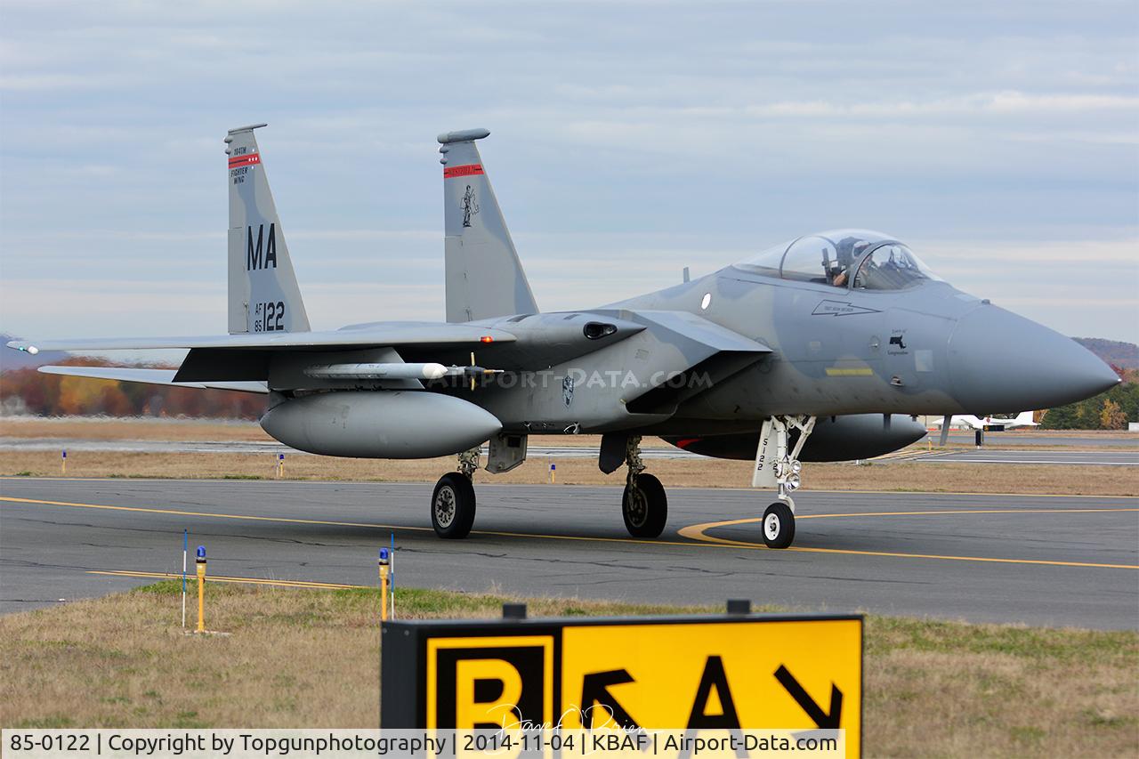 85-0122, McDonnell Douglas F-15C Eagle C/N 0978/C364, WICKED31 taxing to RW20