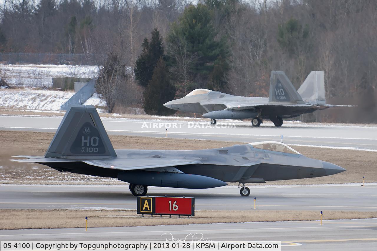 05-4100, 2005 Lockheed Martin F-22A Raptor C/N 645-4100, 199th FS out of Holloman, jet now with Langley