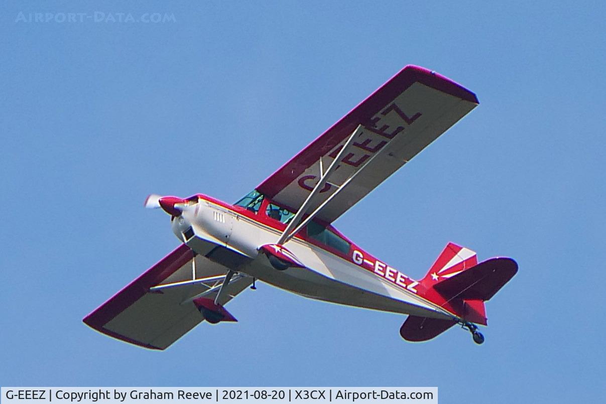 G-EEEZ, 2007 American Champion 8KCAB Super Decathlon C/N 1034-2007, Over head at Northrepps.
