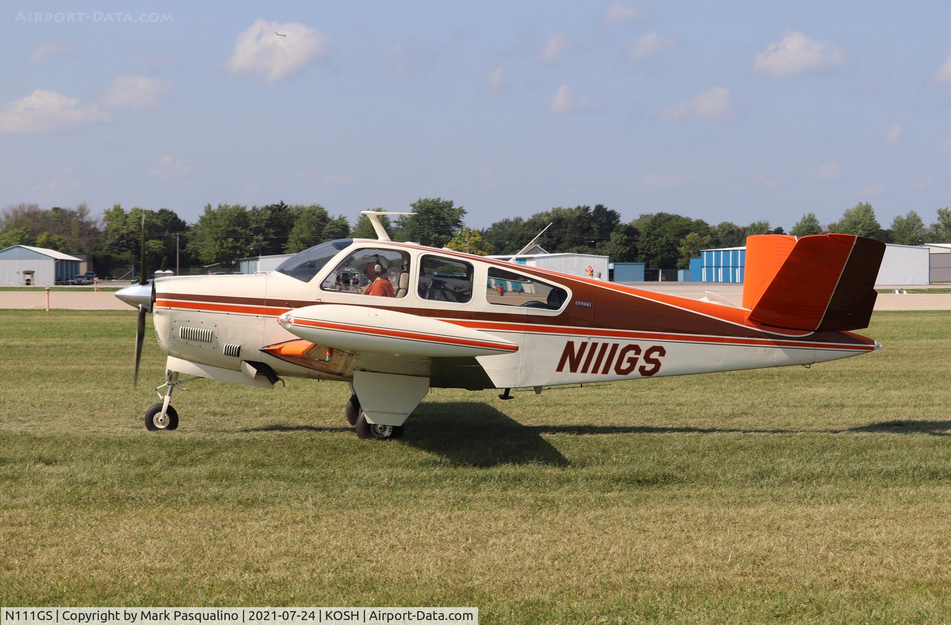 N111GS, 1968 Beech V35A Bonanza C/N D-8780, Beech V35A