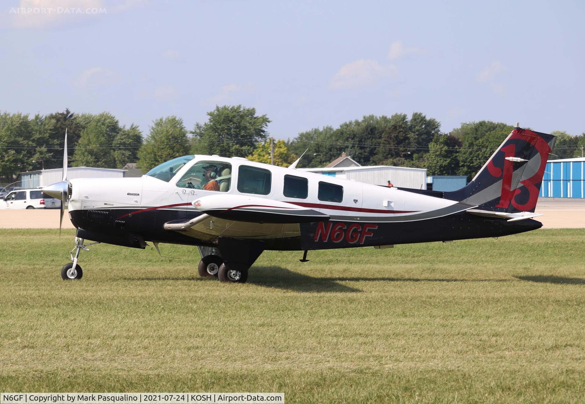 N6GF, 1991 Beech A36 Bonanza 36 C/N E-2657, Beech A36