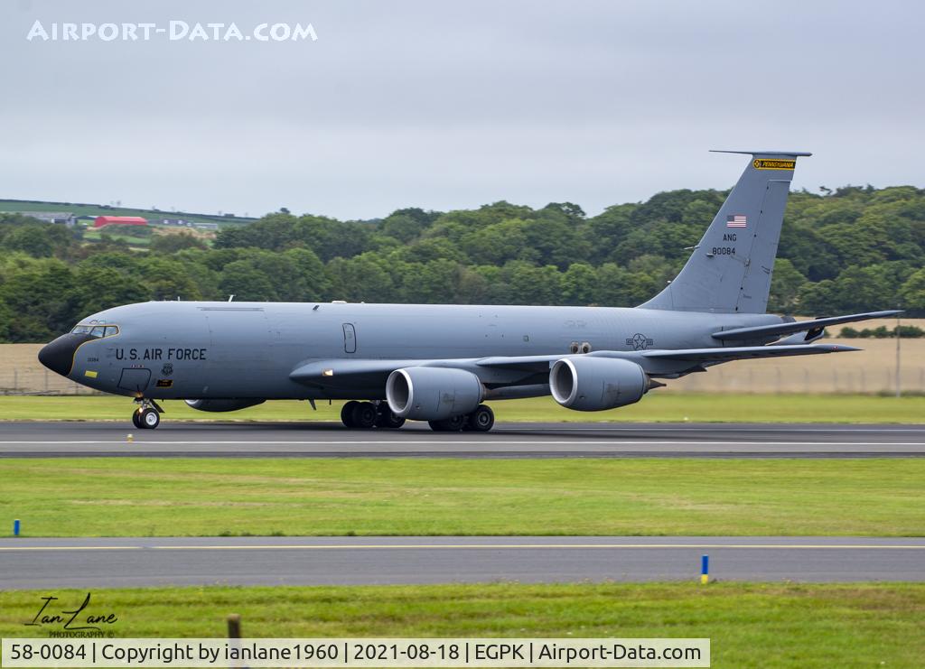 58-0084, 1958 Boeing KC-135T Stratotanker C/N 17829, At Prestwick