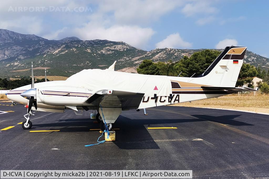 D-ICVA, 1982 Beech 58P Baron C/N TJ-422, Parked