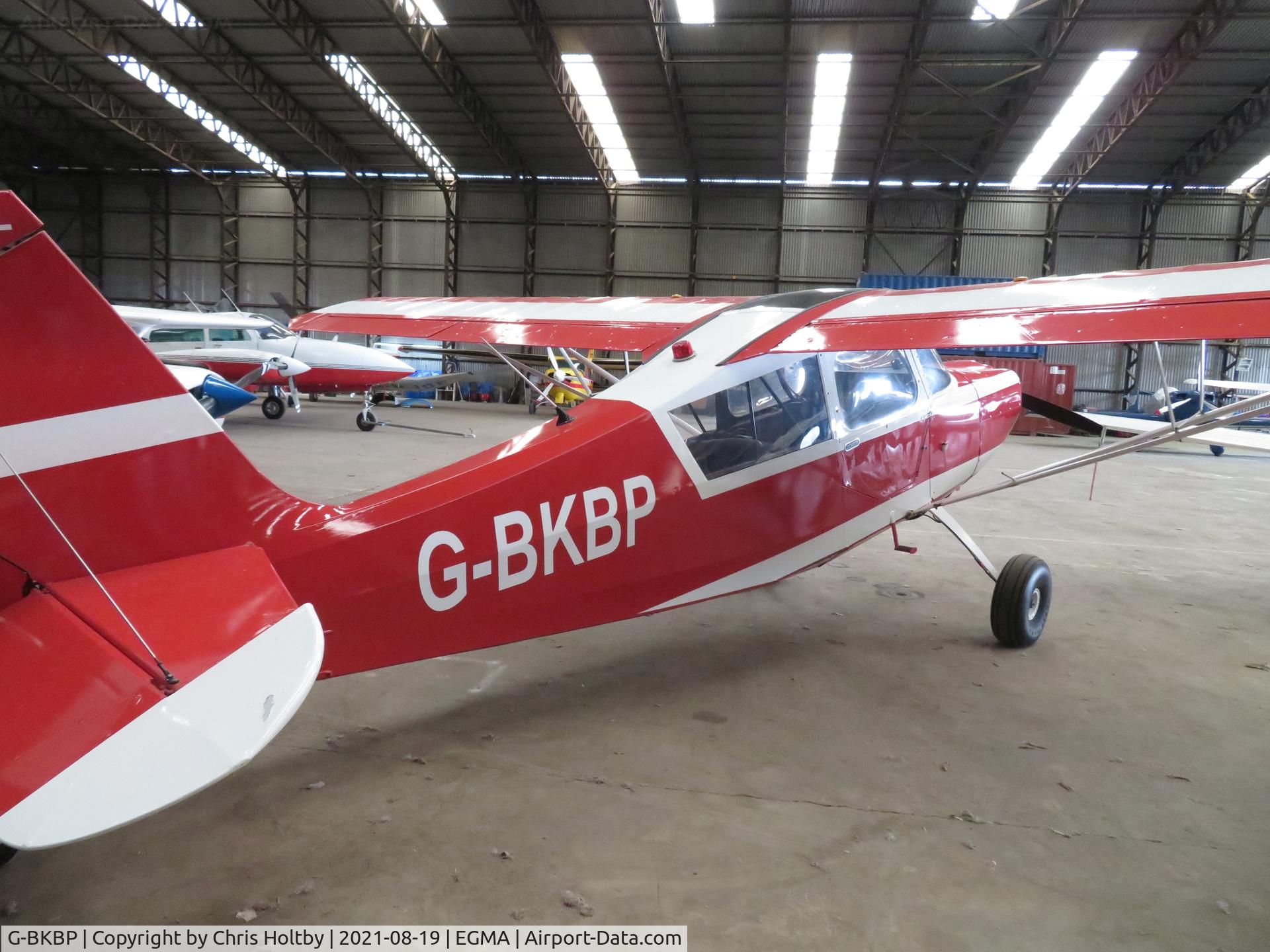 G-BKBP, 1973 Bellanca 7GCBC C/N 465-73, In the main hangar at Fowlmere, Cambs.