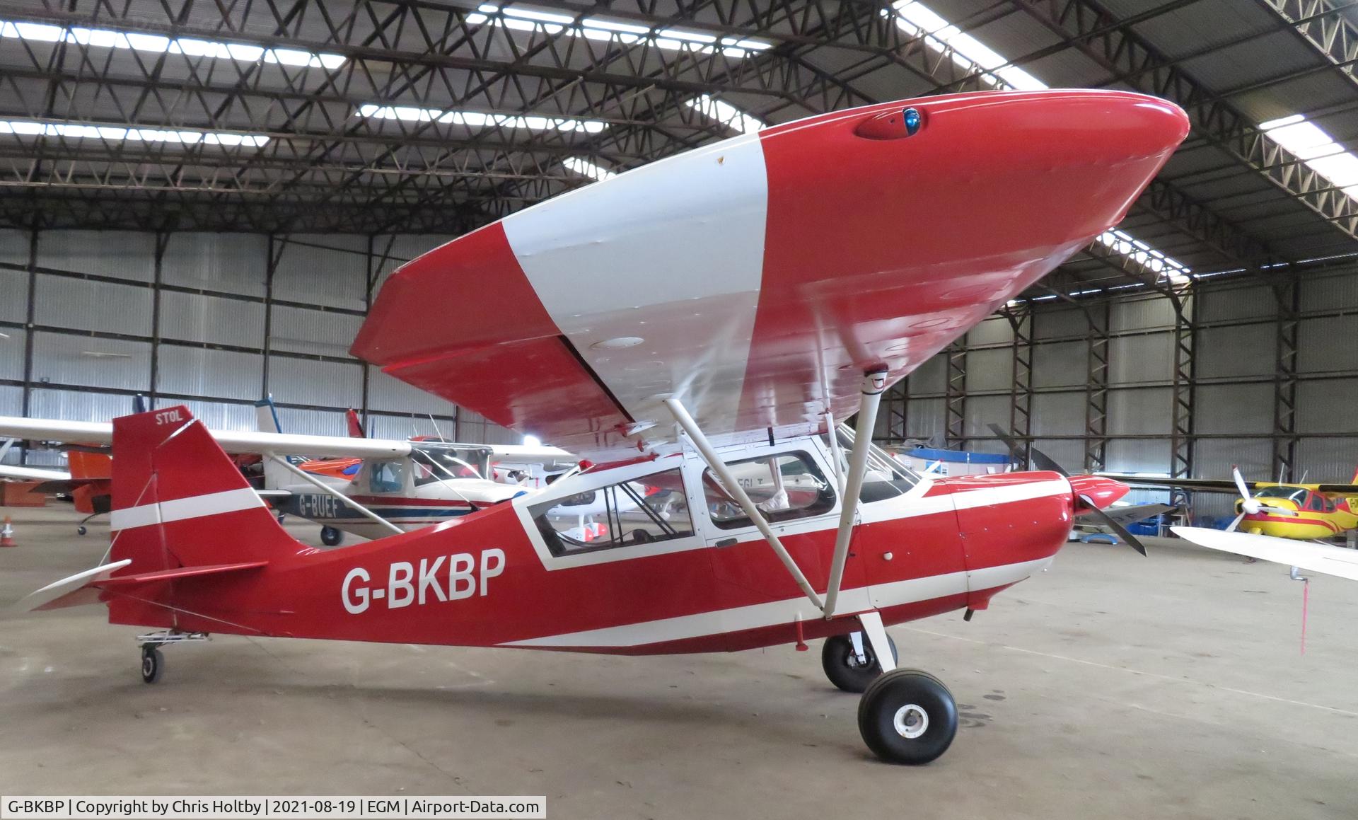 G-BKBP, 1973 Bellanca 7GCBC C/N 465-73, In the hangar at Fowlmere, Cambs.