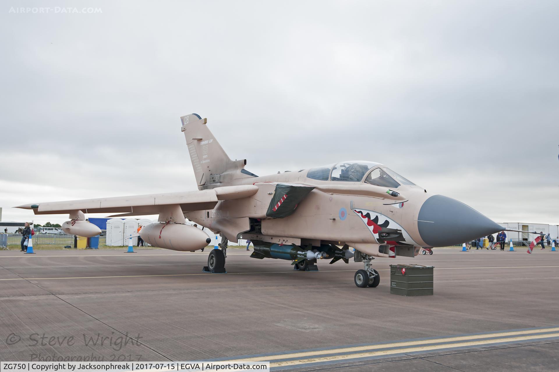 ZG750, 1991 Panavia Tornado GR.4 C/N 862/BT051/3420, Royal International Air Tattoo 2017 RAF Fairford UK