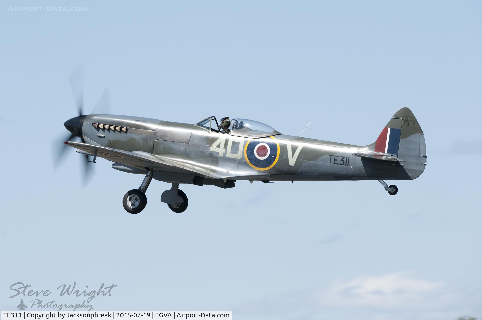 TE311, 1945 Supermarine 361 Spitfire LF.XVIe C/N CBAF.IX.4497, Royal International Air Tattoo 2015 RAF Fairford UK