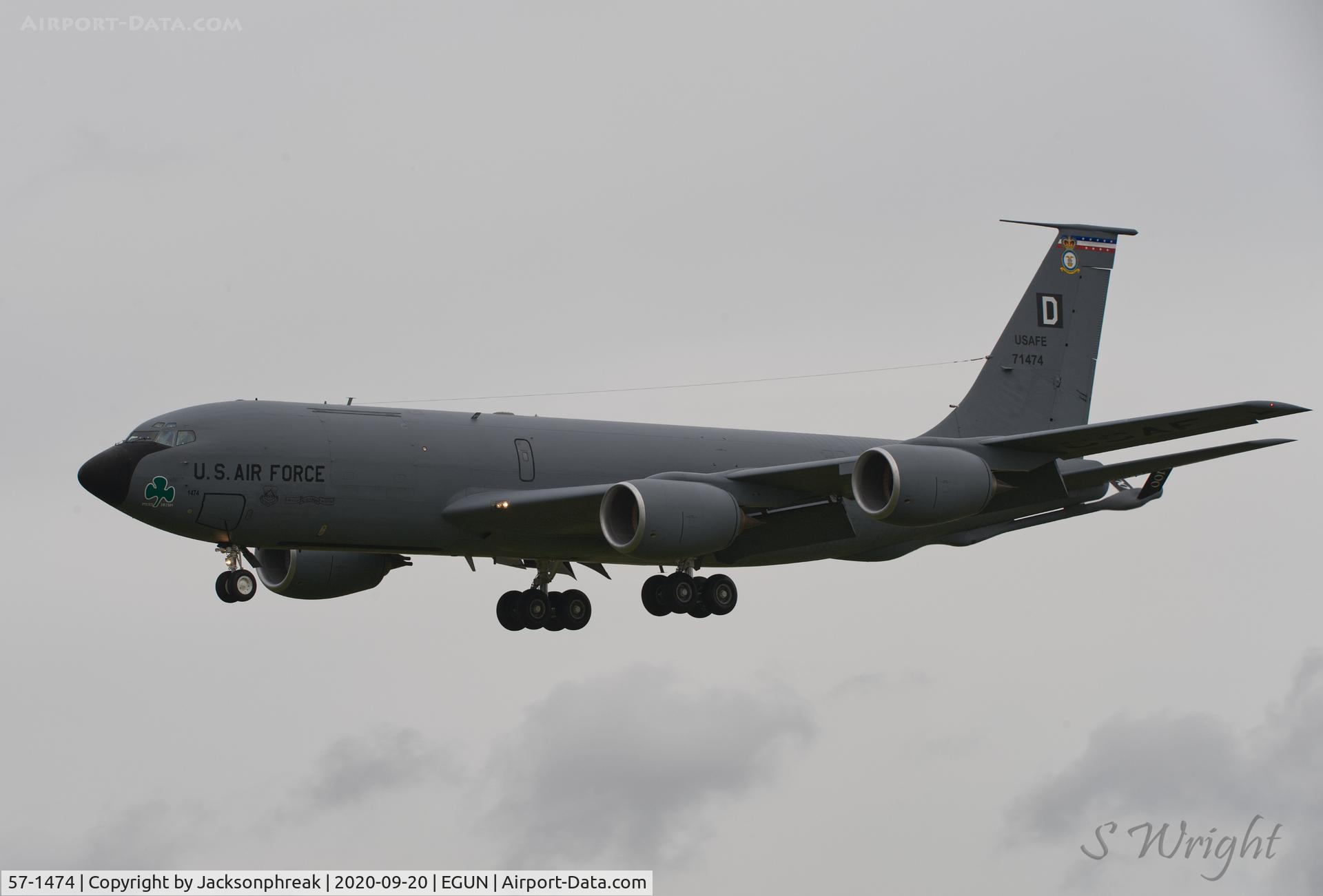 57-1474, 1957 Boeing KC-135R Stratotanker C/N 17545, RAF Mildenhall UK