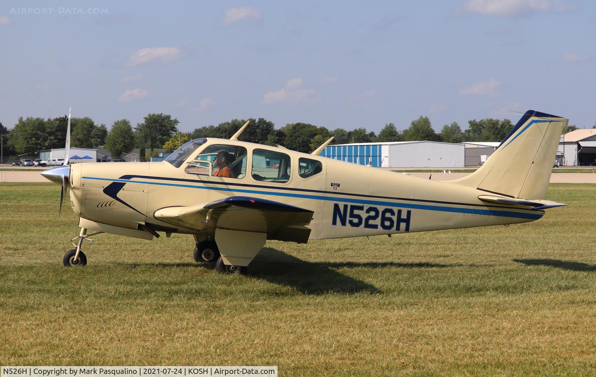 N526H, 1963 Beech 35-B33 Debonair Debonair C/N CD-636, Beech B33