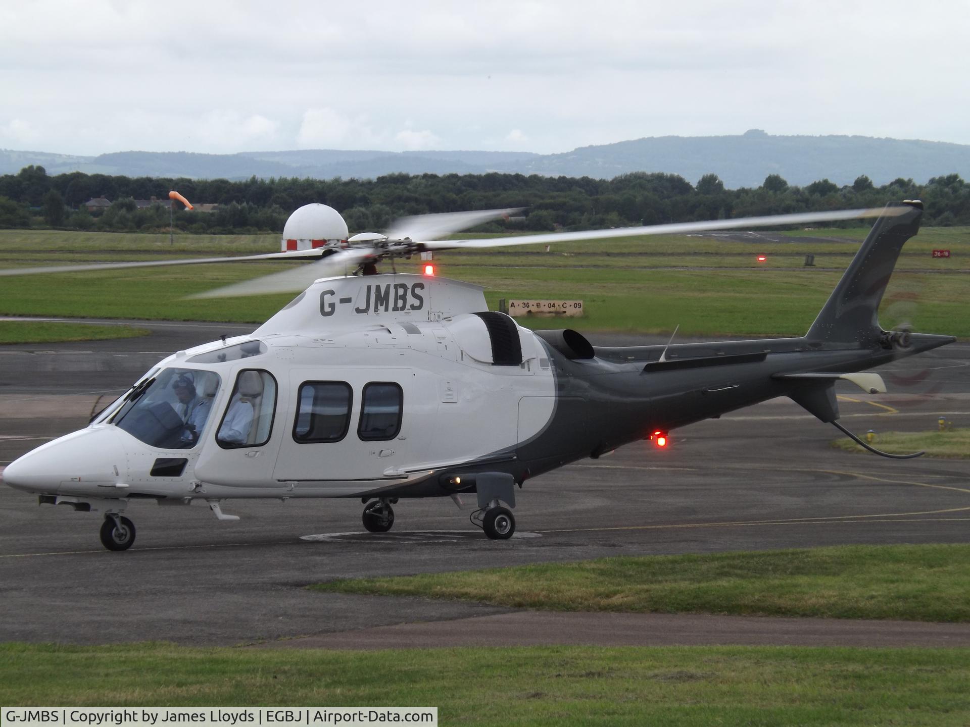 G-JMBS, 2009 Agusta A-109S Grand C/N 22148, At Gloucestershire Airport.