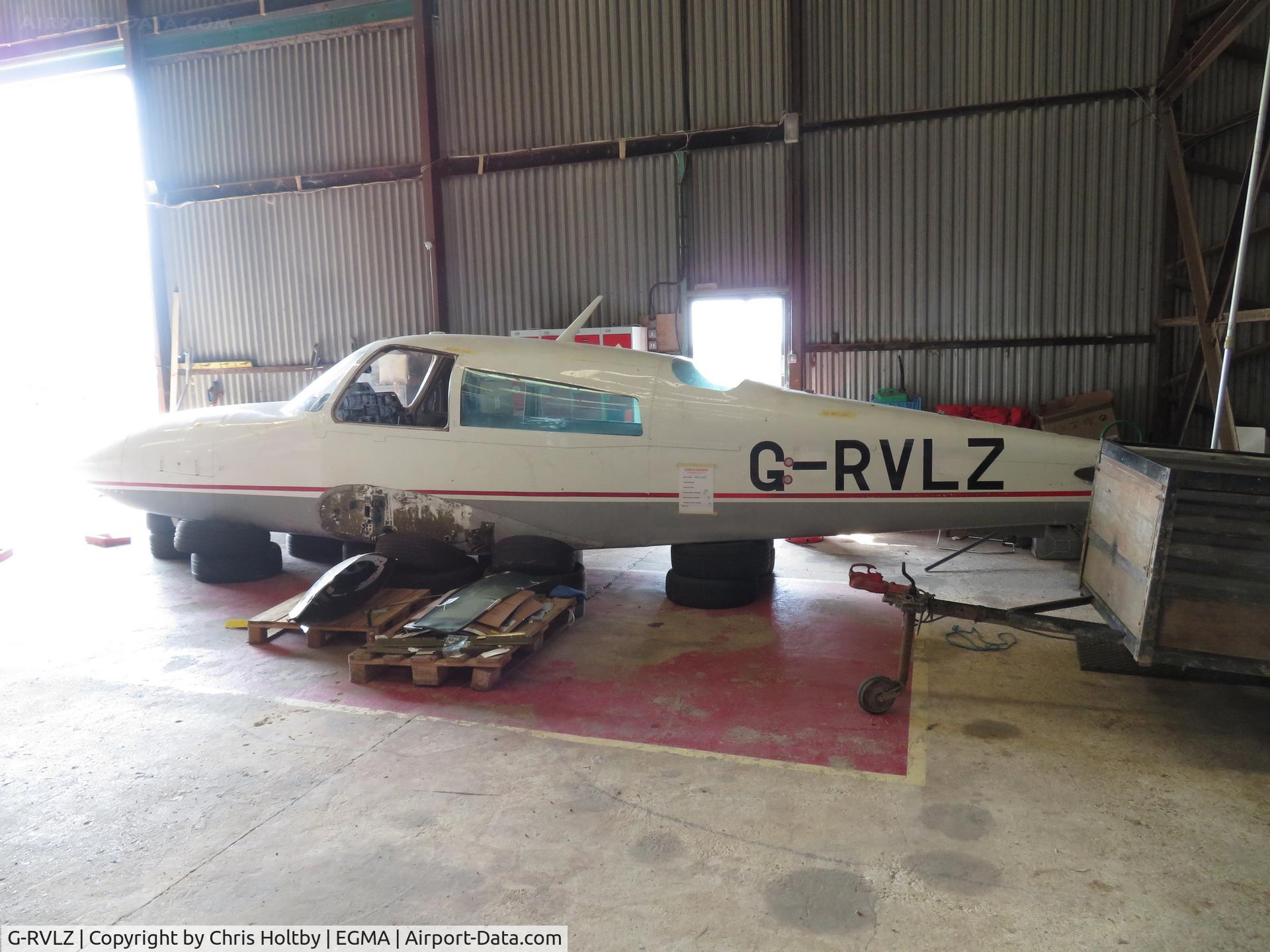G-RVLZ, 1980 Cessna 310R C/N 310R1837, Withdrawn from use & owned by Modern Air (UK) on site at Fowlmere. Fuselage just about intact but not much else.