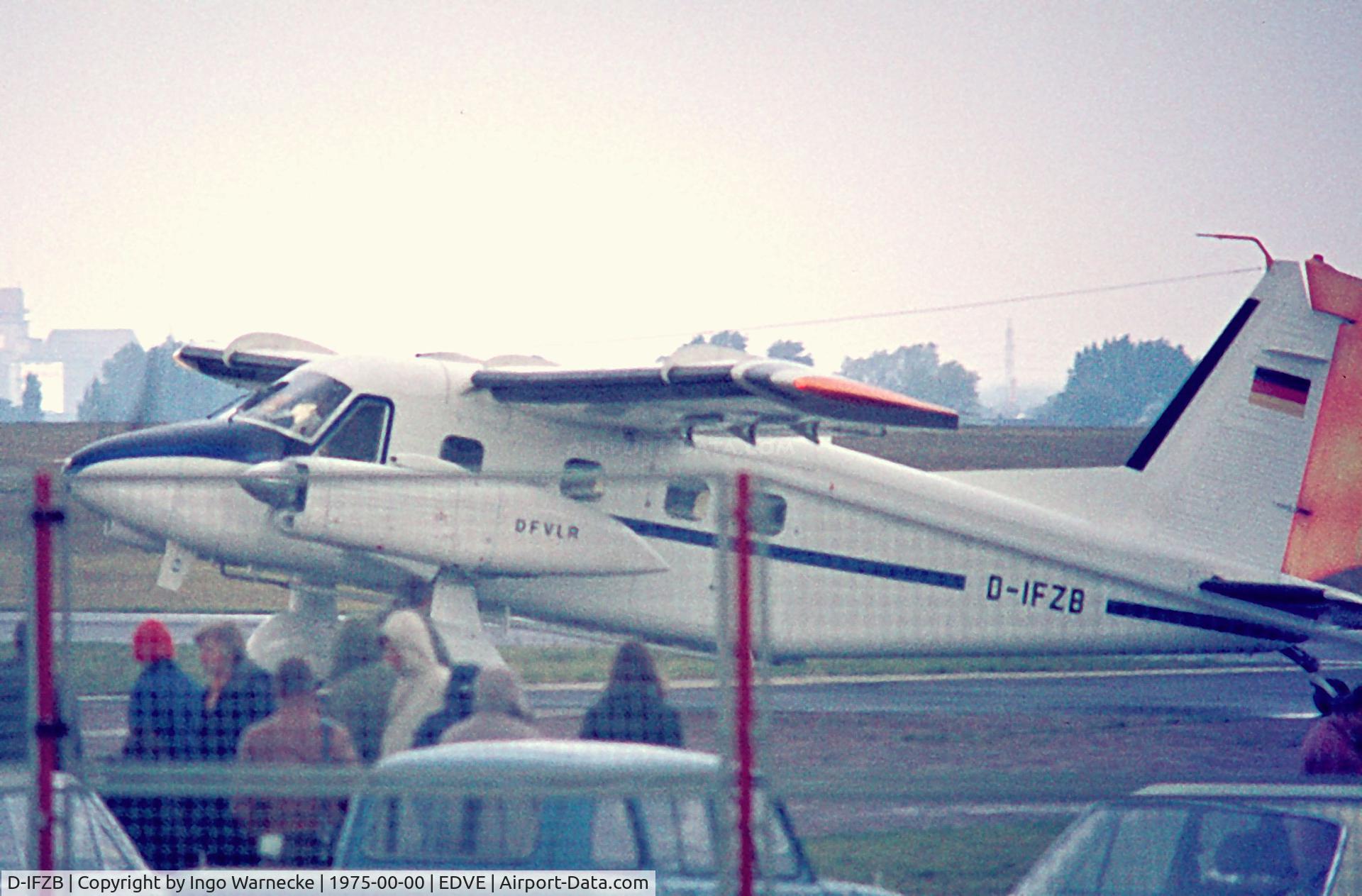 D-IFZB, 1974 Dornier Do-28D-1 Skyservant C/N 4037, Dornier Do 28D-1 Skyservant of DFVLR at Brunswick airport 1975 open day