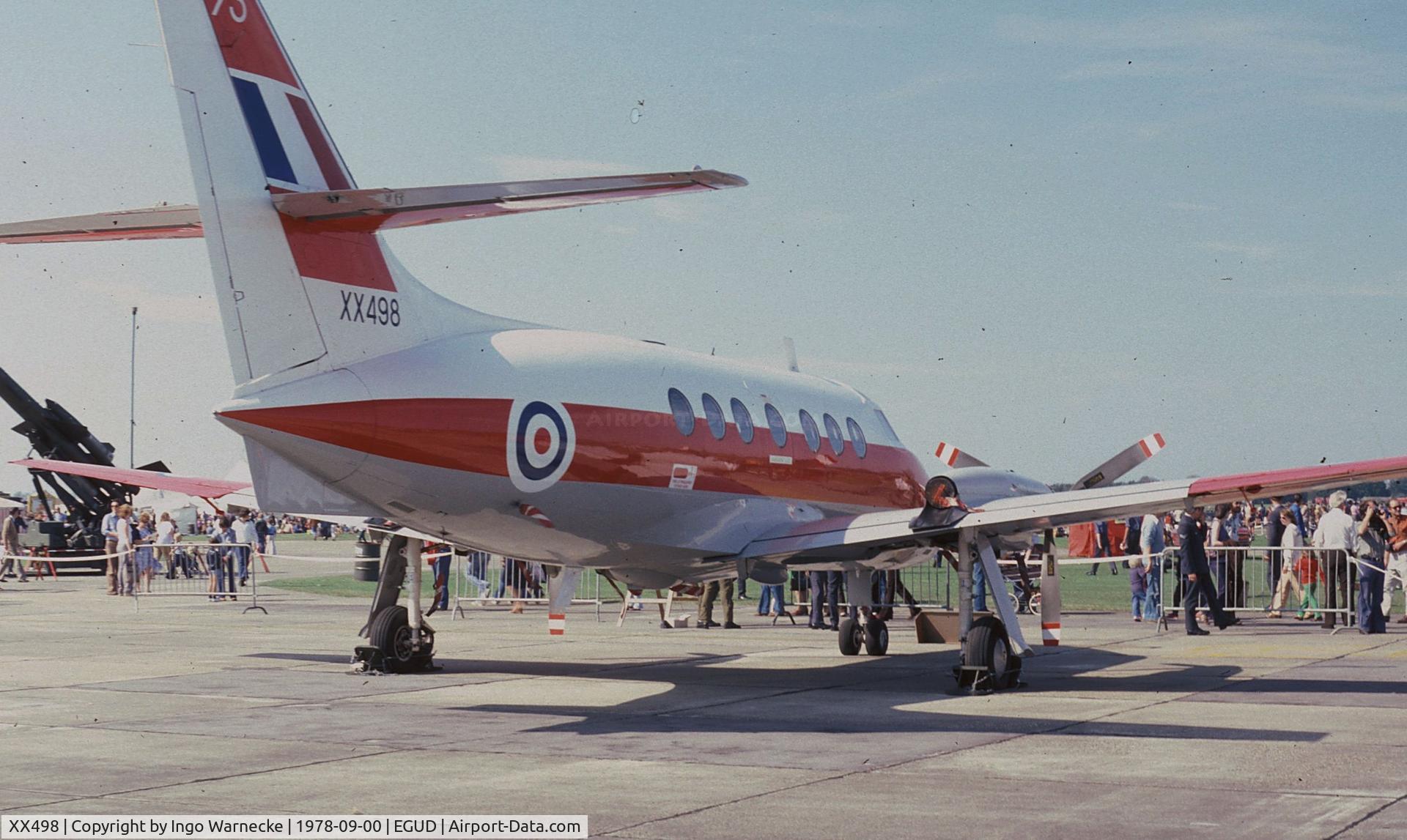 XX498, 1976 Scottish Aviation HP-137 Jetstream T.1 C/N 424, Handley Page (Scottish Aviation) HP.137 Jetstream T1 at 1978 RAF Abingdon air show