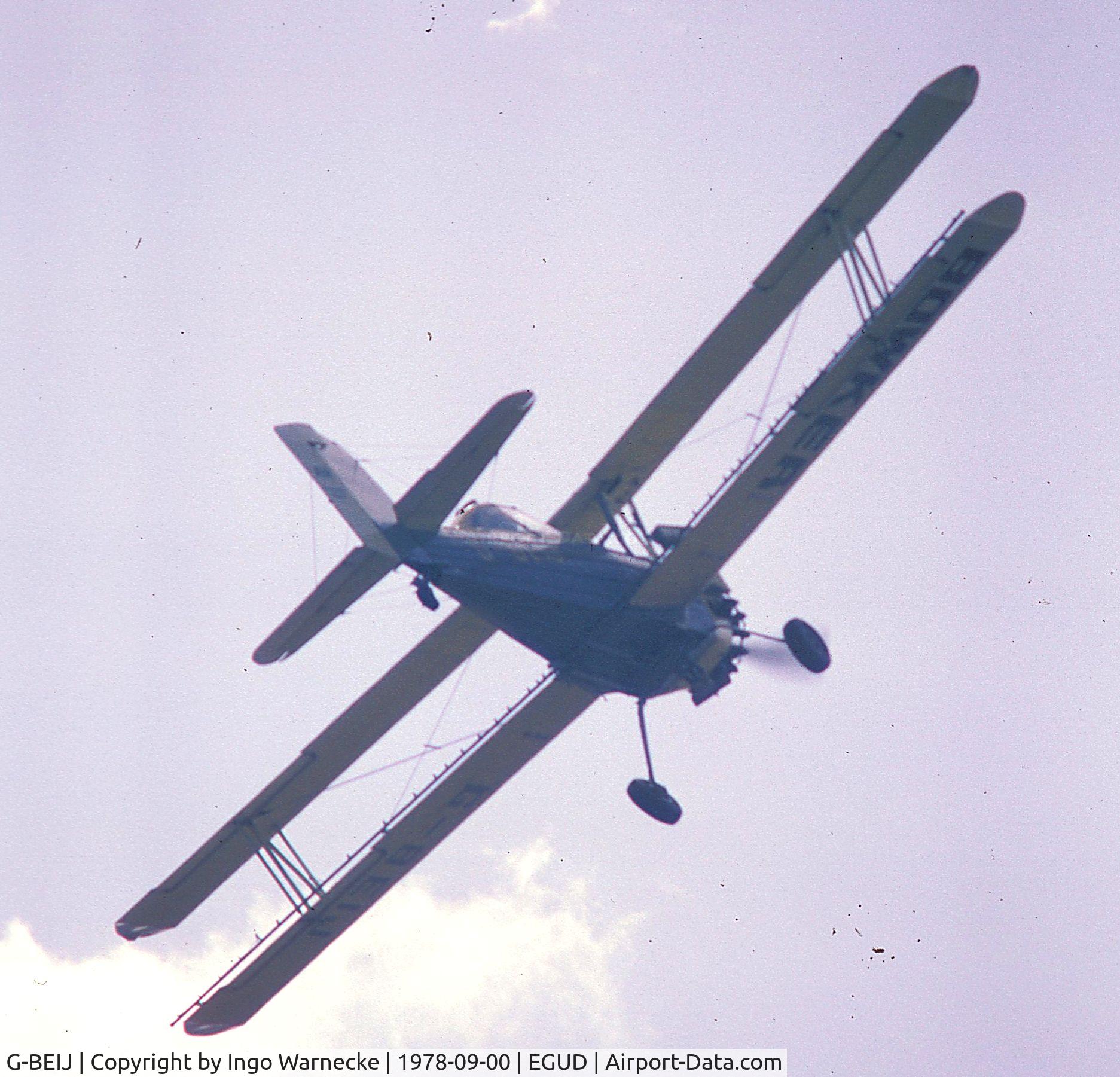 G-BEIJ, 1976 Grumman-Schweizer G-164B C/N 116B, Grumman-Schweizer G-164B Ag-Cat at the 1978 RAF Abingdon air show