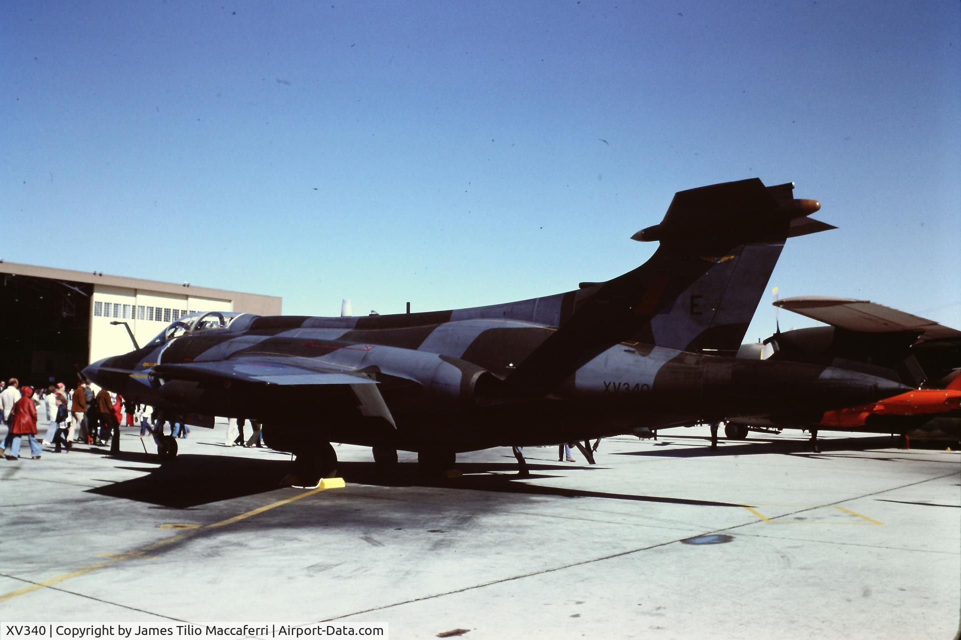 XV340, 1967 Hawker Siddeley Buccaneer S.2B C/N B3-18-66, Edwards Air Force Base open house, 1978