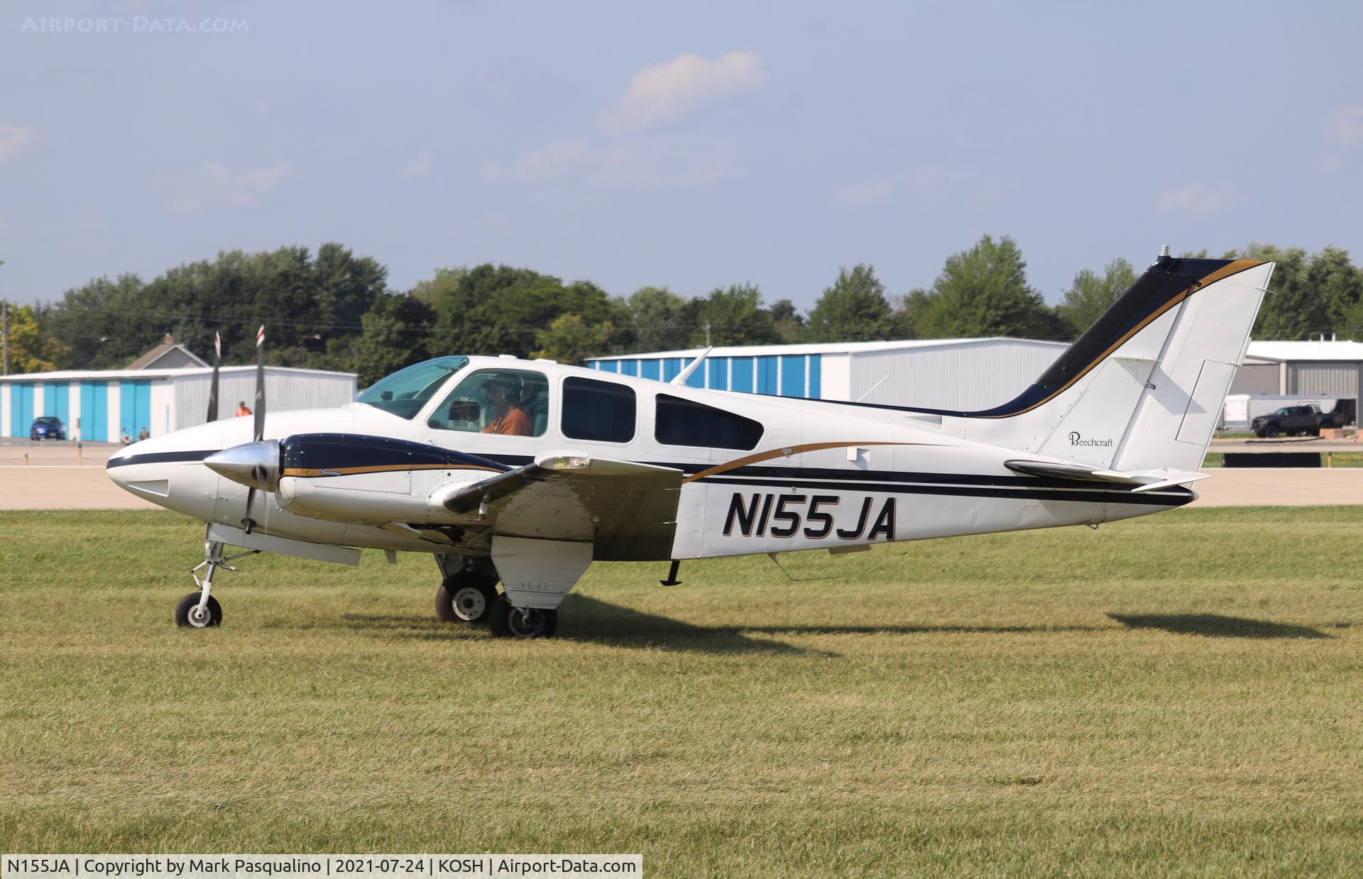 N155JA, 1976 Beech 95-B55 (T42A) Baron C/N TC-1993, Beech B55
