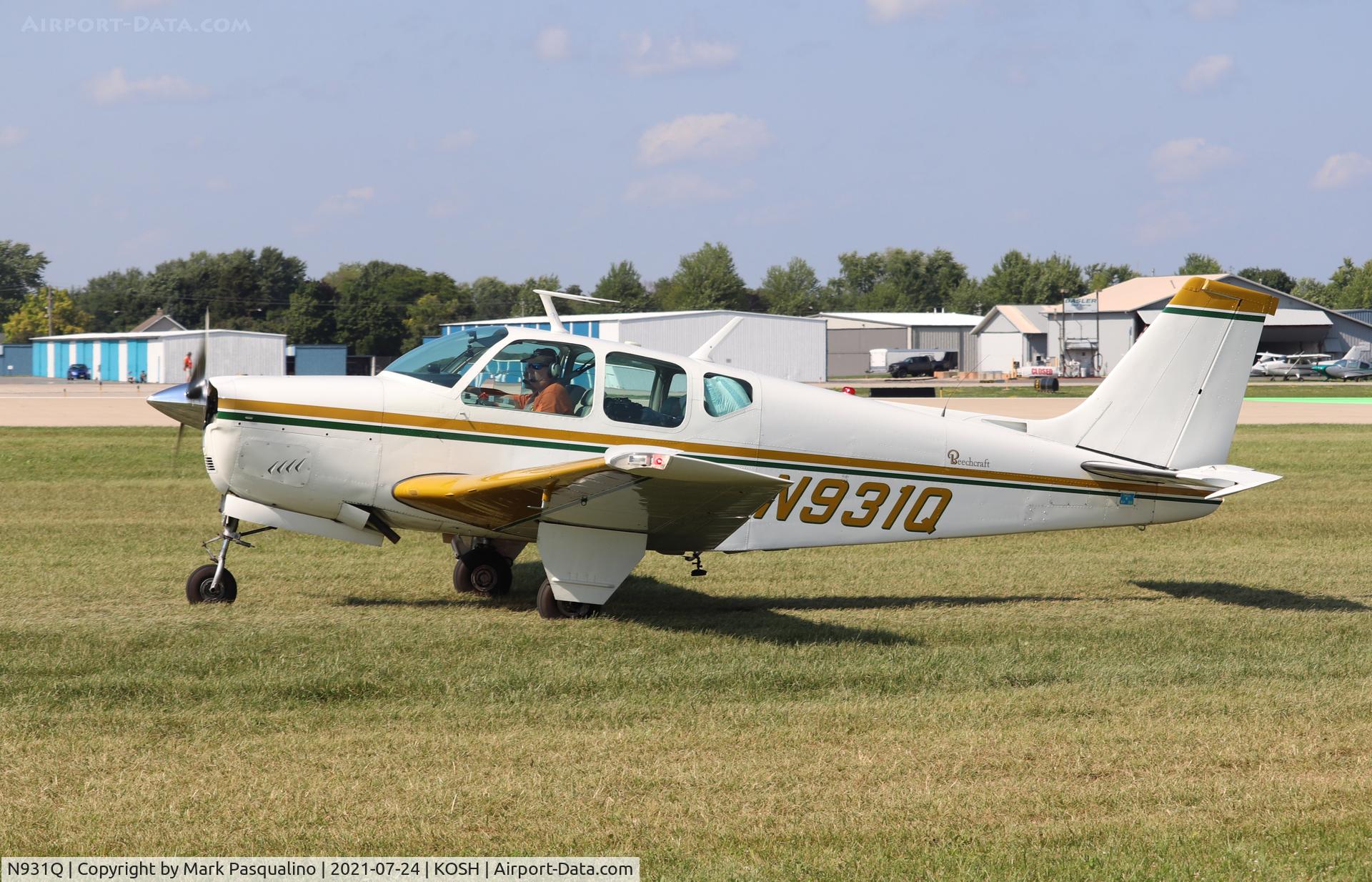 N931Q, 1961 Beech 35-B33 Debonair C/N CD-389, Beech B33
