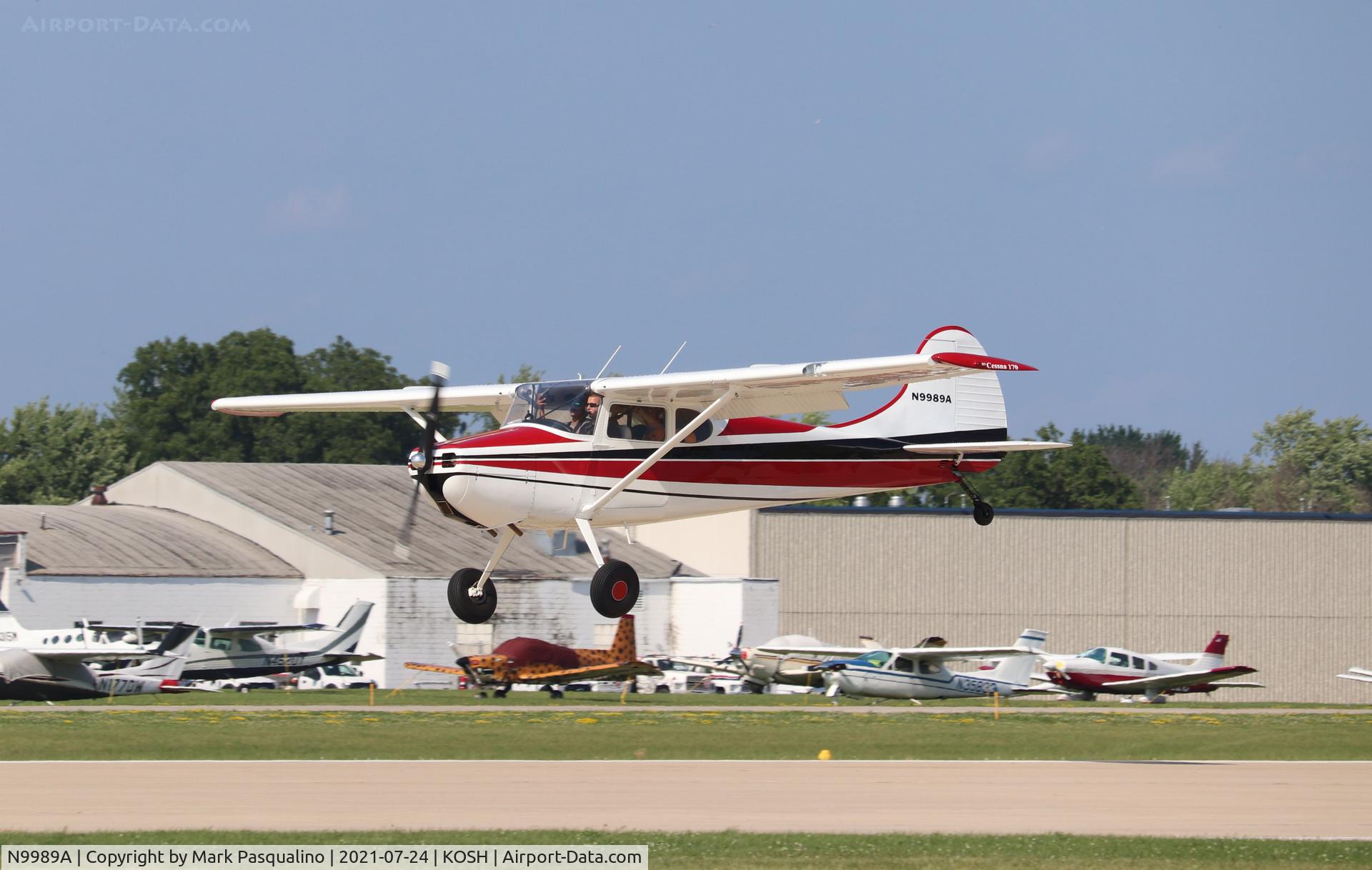 N9989A, 1950 Cessna 170A C/N 19424, Cessna 170A