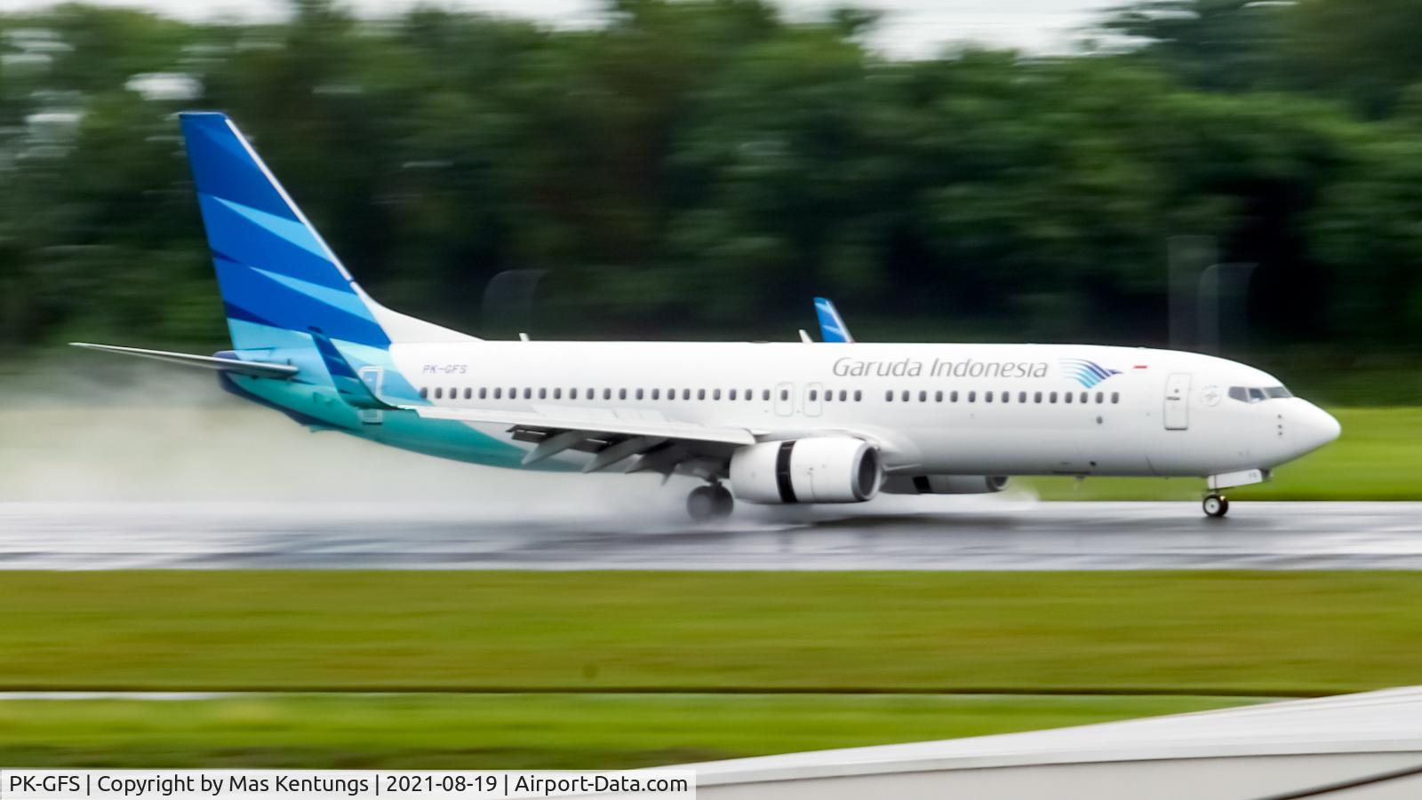 PK-GFS, 2011 Boeing 737-86N C/N 36830, this photo were taken at Sepinggan Airport