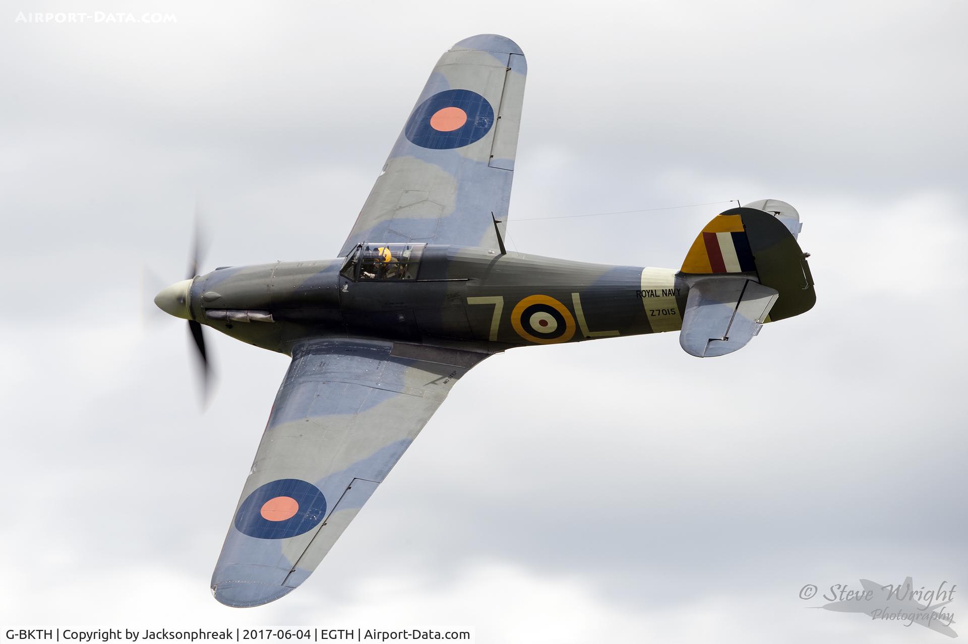 G-BKTH, 1939 Hawker (CCF) Sea Hurricane Mk1B C/N CCF/41H/4013, Old Warden Navy Wings Airshow UK