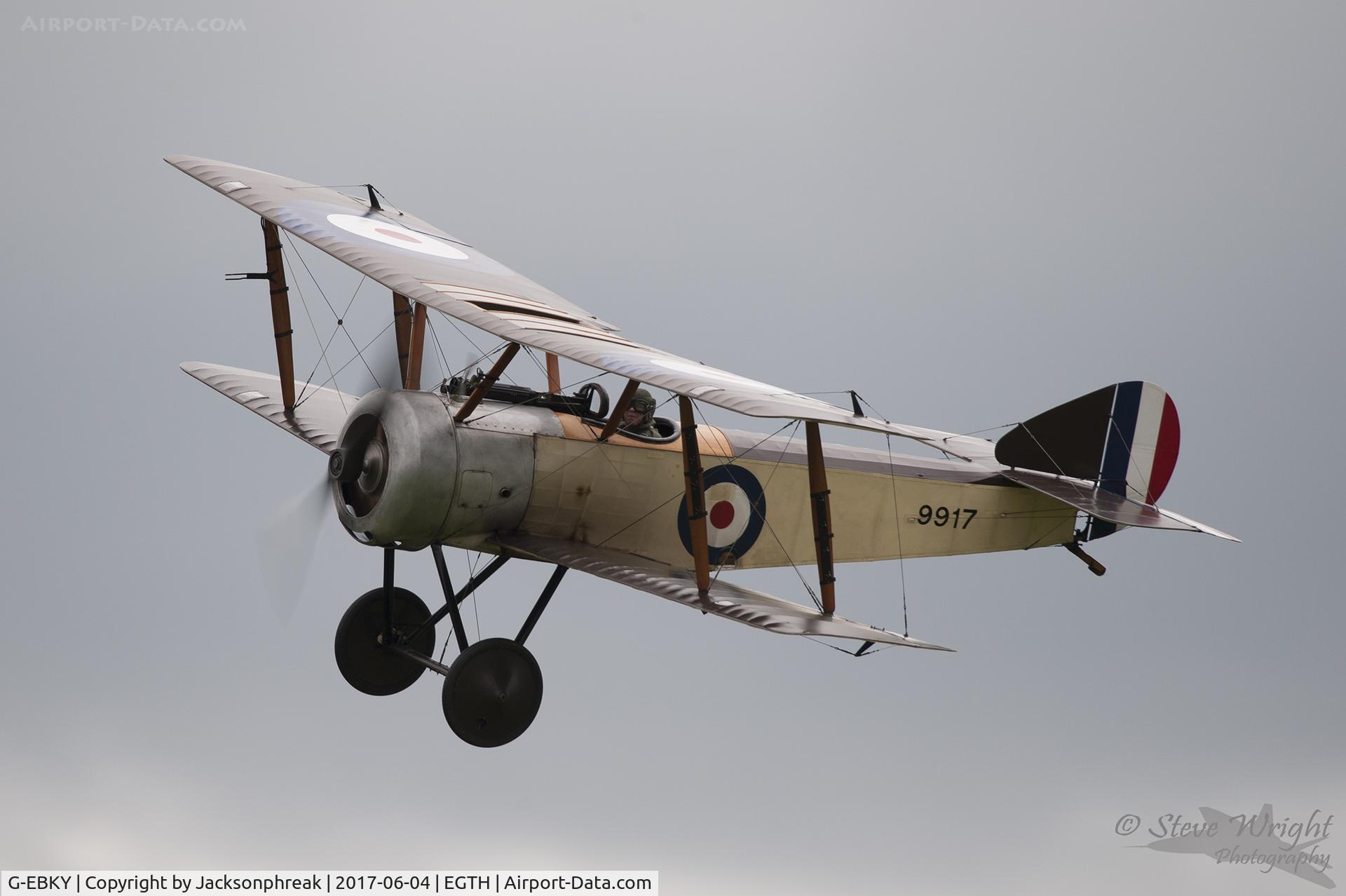 G-EBKY, 1920 Sopwith Pup C/N W/O 3004/14, Old Warden Navy Wings Airshow UK