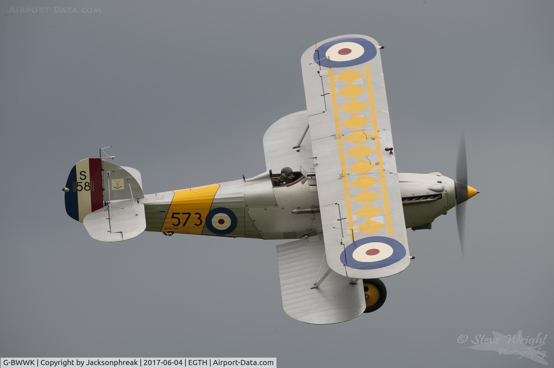 G-BWWK, 1932 Hawker Nimrod I C/N 41H-43617, Old Warden Navy Wings Airshow UK