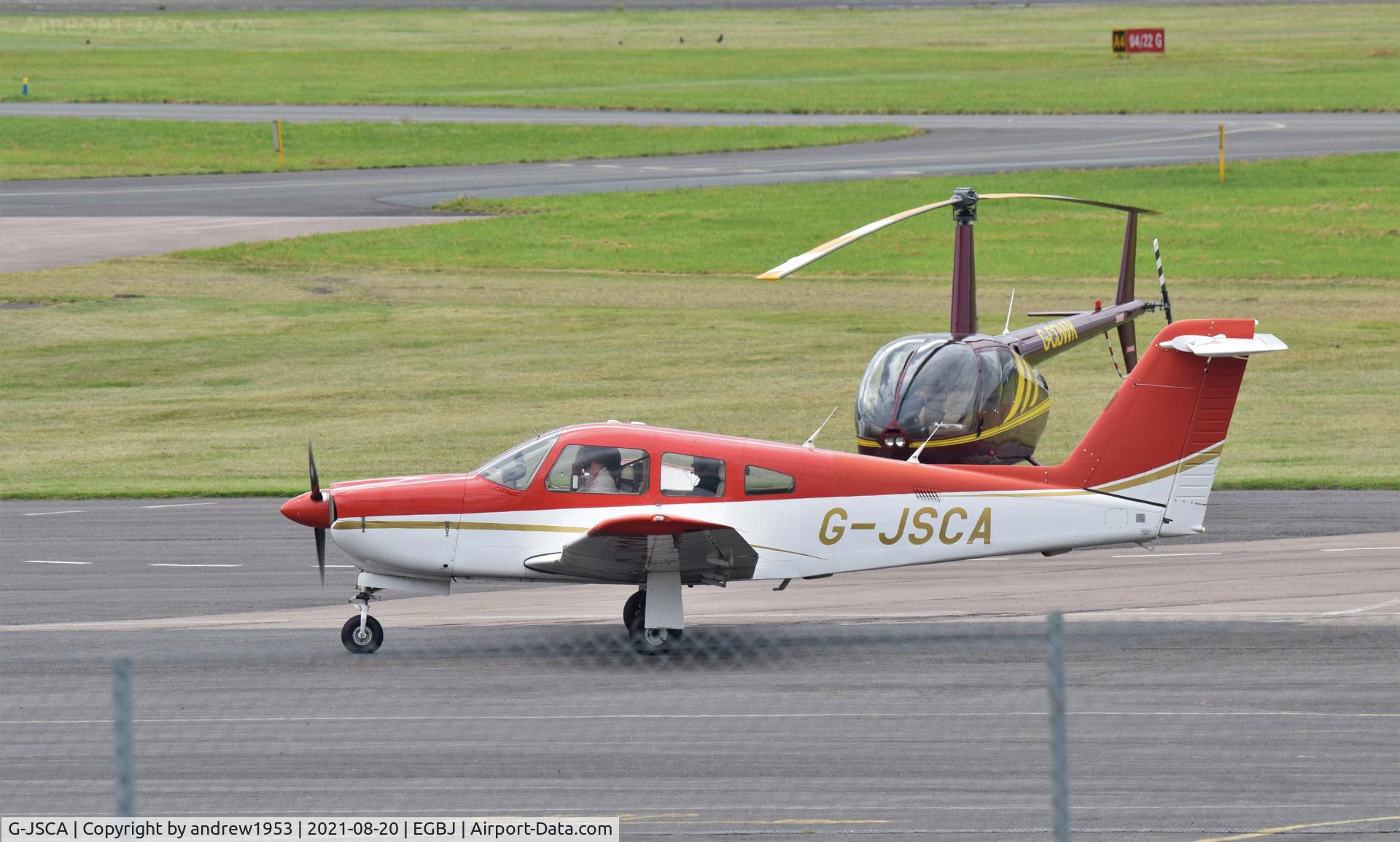 G-JSCA, 1981 Piper PA-28RT-201 Arrow IV C/N 28R-8118012, G-JSCA at Gloucestershire Airport.